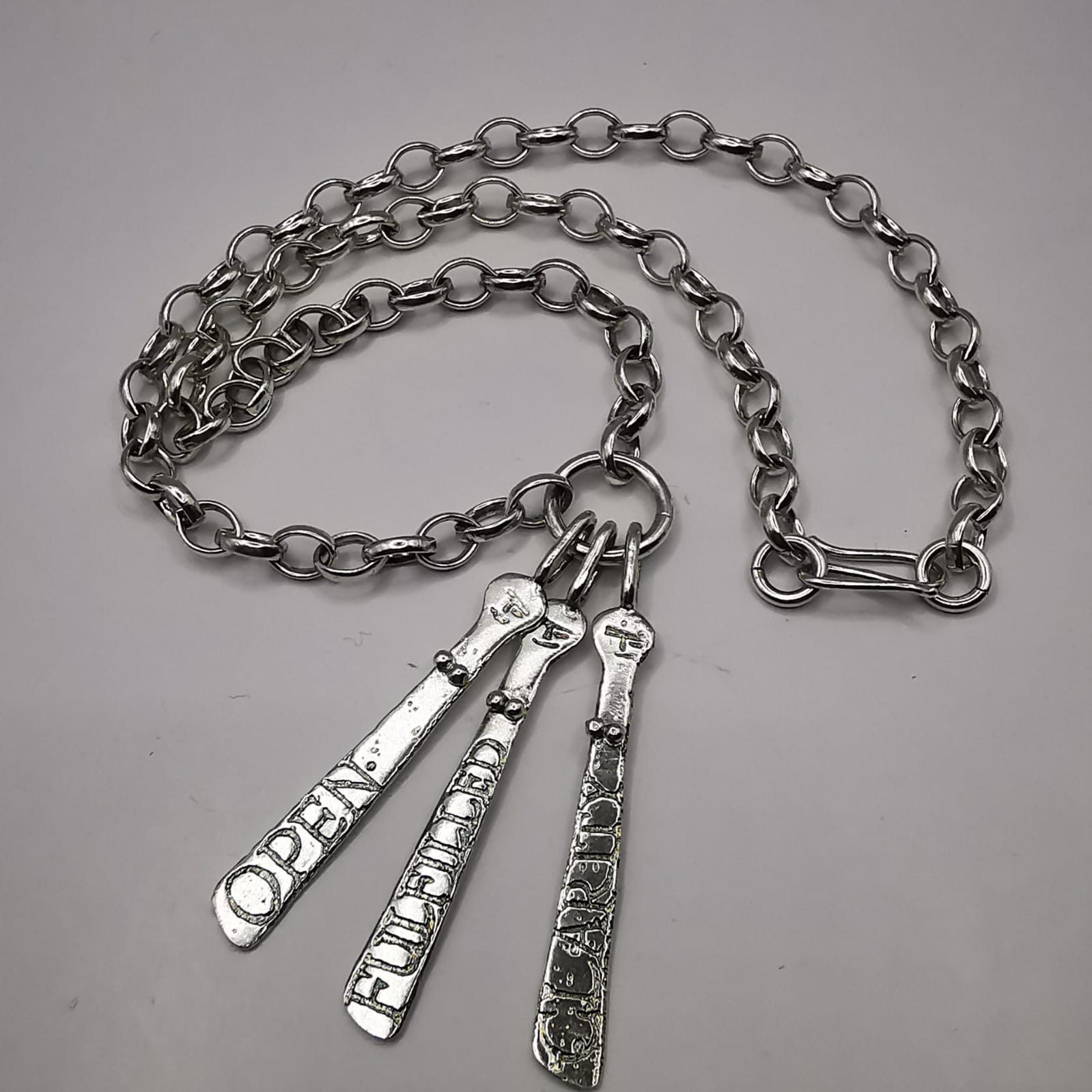 Sterling Silver Vintage Jewelry Chain,925 Sterling Silver,Signed 29,85g Size ONE SIZE - 1 Thumbnail