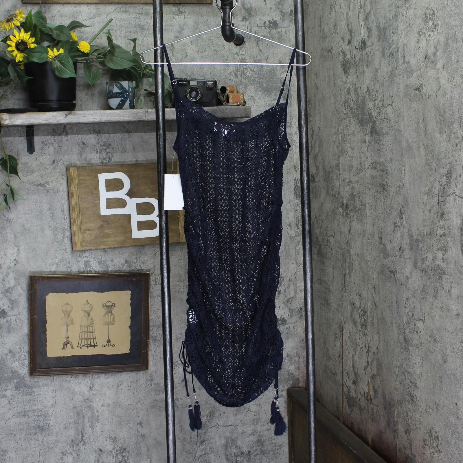 Other 1.state Cover Up Tank Dress Swim Ds93042921s Navy Blue S Size ONE SIZE - 2 Thumbnail