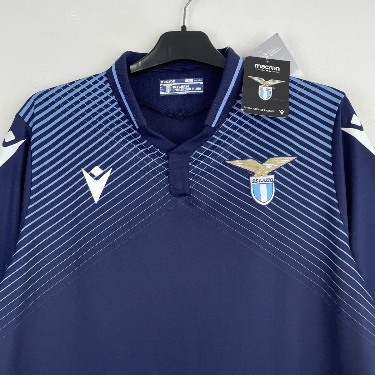 Macron Lazio Third Macron Jersey Shirt Men 2020/2021 size XL Size US XL / EU 56 / 4 - 2 Thumbnail