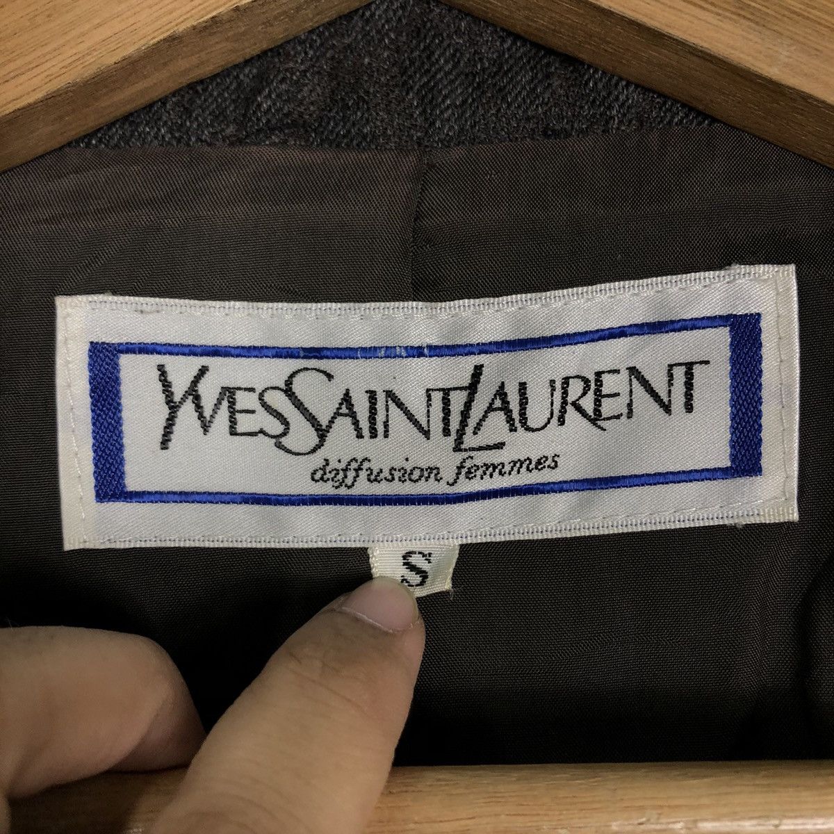 Yves Saint Laurent 🔥Vintage Double Breast Yves Saint Laurent Diffusion Femmes Size S / US 4 / IT 40 - 17 Thumbnail