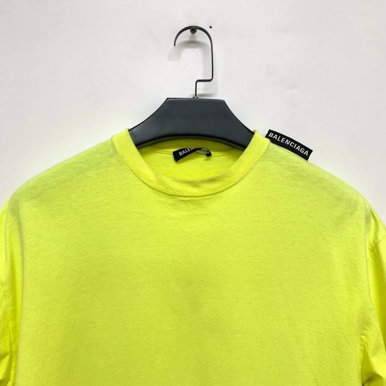 Balenciaga Balenciaga Neon Green Short Sleeve T-Shirt, Size S Size US S / EU 44-46 / 1 - 3 Thumbnail