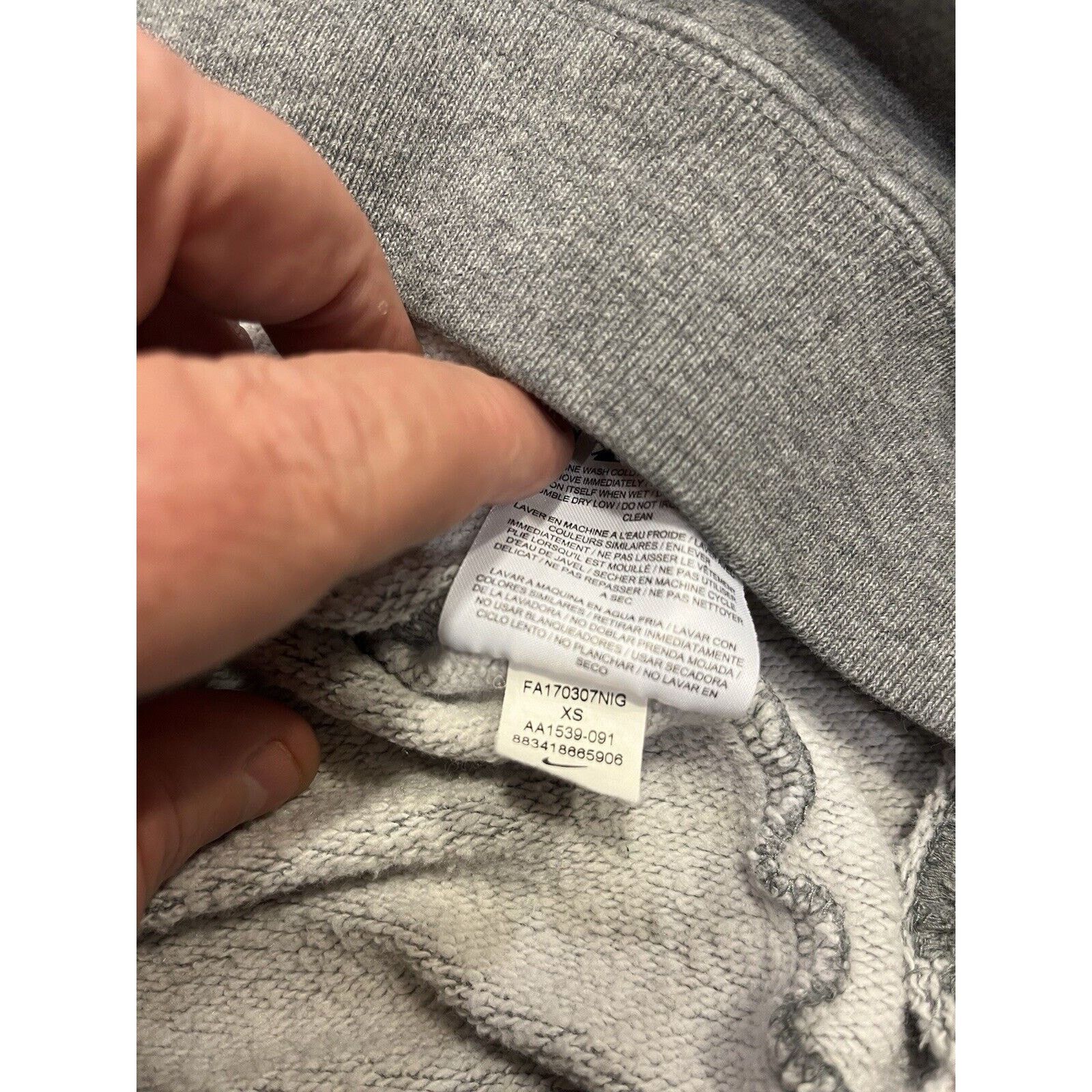 Nike Women's Nike Sportswear Hoodie Size XS Gray Size XS / US 0-2 / IT 36-38 - 8 Thumbnail