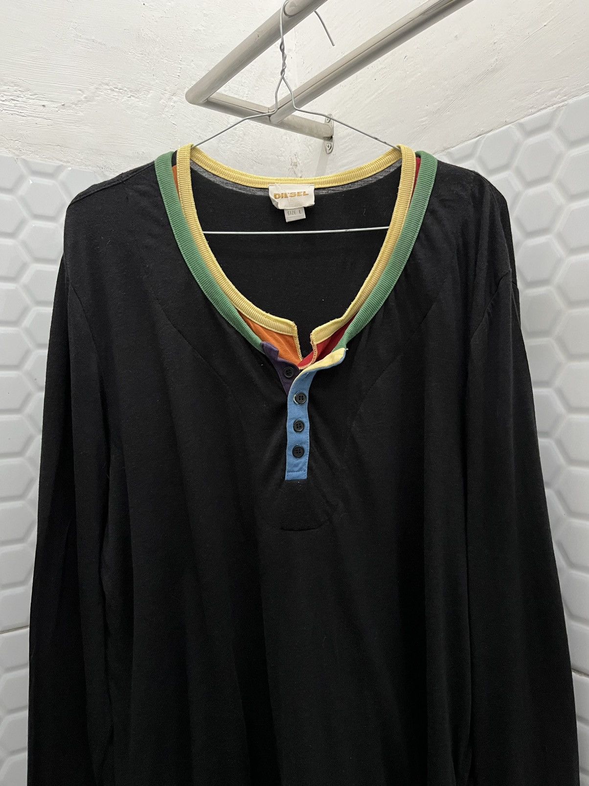 Diesel Diesel Hanley Double Layer Style Longsleeve Size US L / EU 52-54 / 3 - 2 Thumbnail
