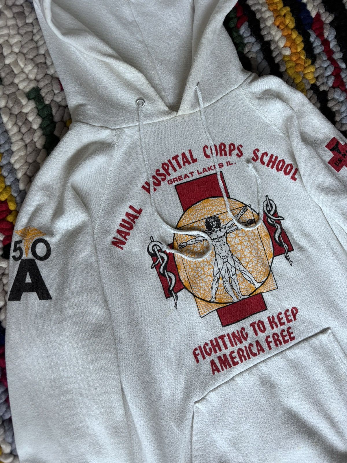 Vintage Vintage Great Lakes Naval Corps Hoodie Size US M / EU 48-50 / 2 - 4 Thumbnail