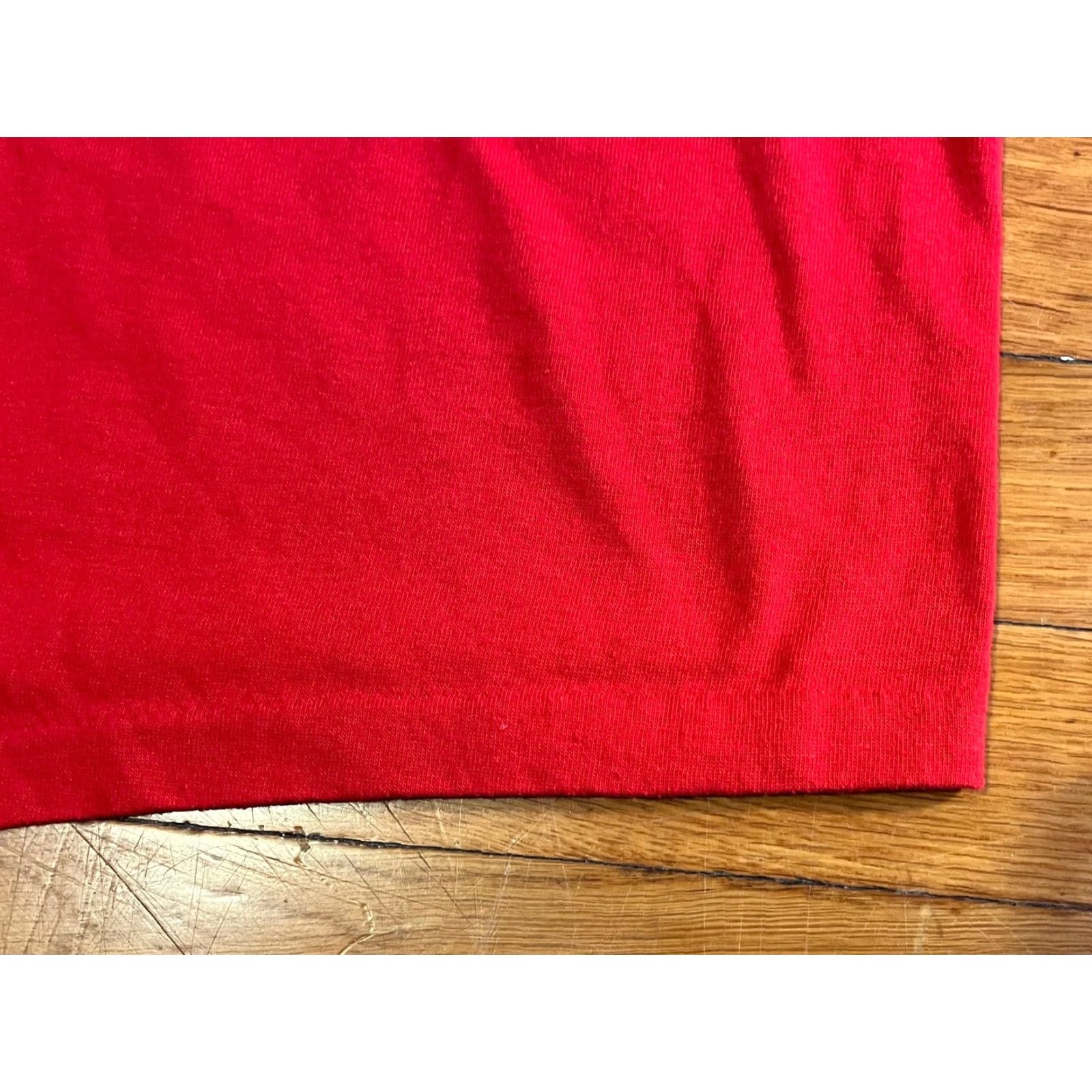 Vintage VINTAGE Mickey Mouse Christmas Night Shirt One Size Red Single Stitch Size ONE SIZE - 7 Thumbnail