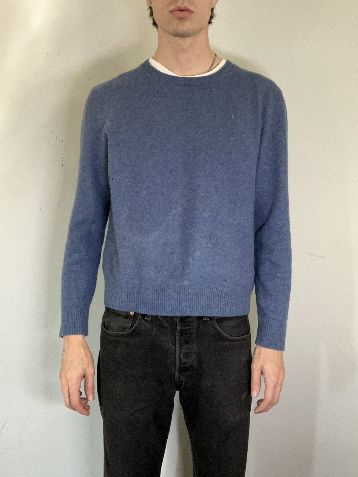Calvin Klein Calvin Klein Wool Sweater Size US L / EU 52-54 / 3 - 3 Thumbnail