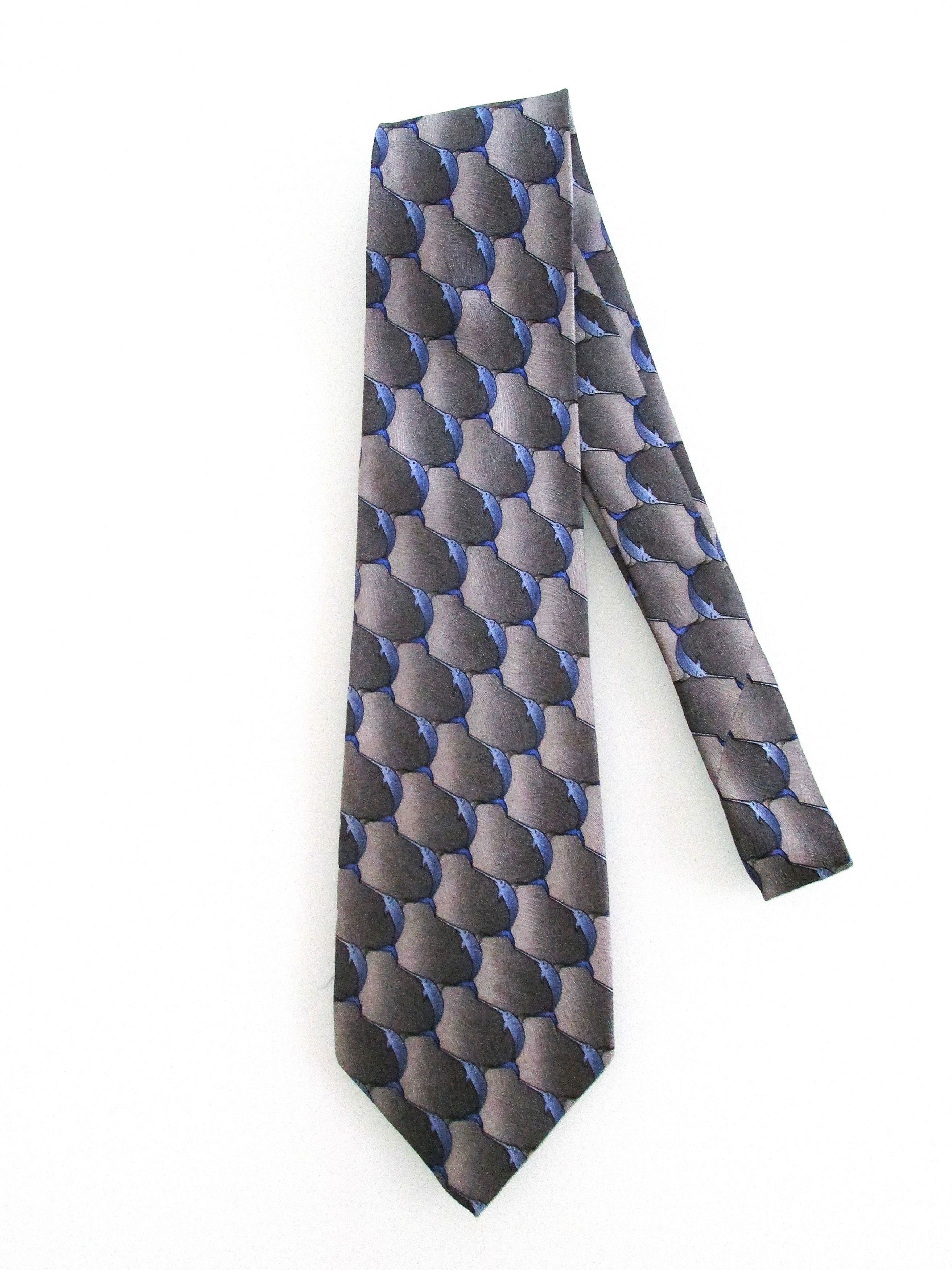 Other Nature Conservancy "Swordfish" Men's Silk Tie Size ONE SIZE - 1 Thumbnail