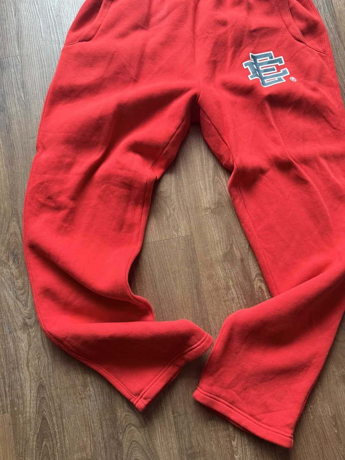 Eric Emanuel Eric Emanuel EE Basic Sweatpant Red/Navy Size US 36 / EU 52 - 4 Thumbnail