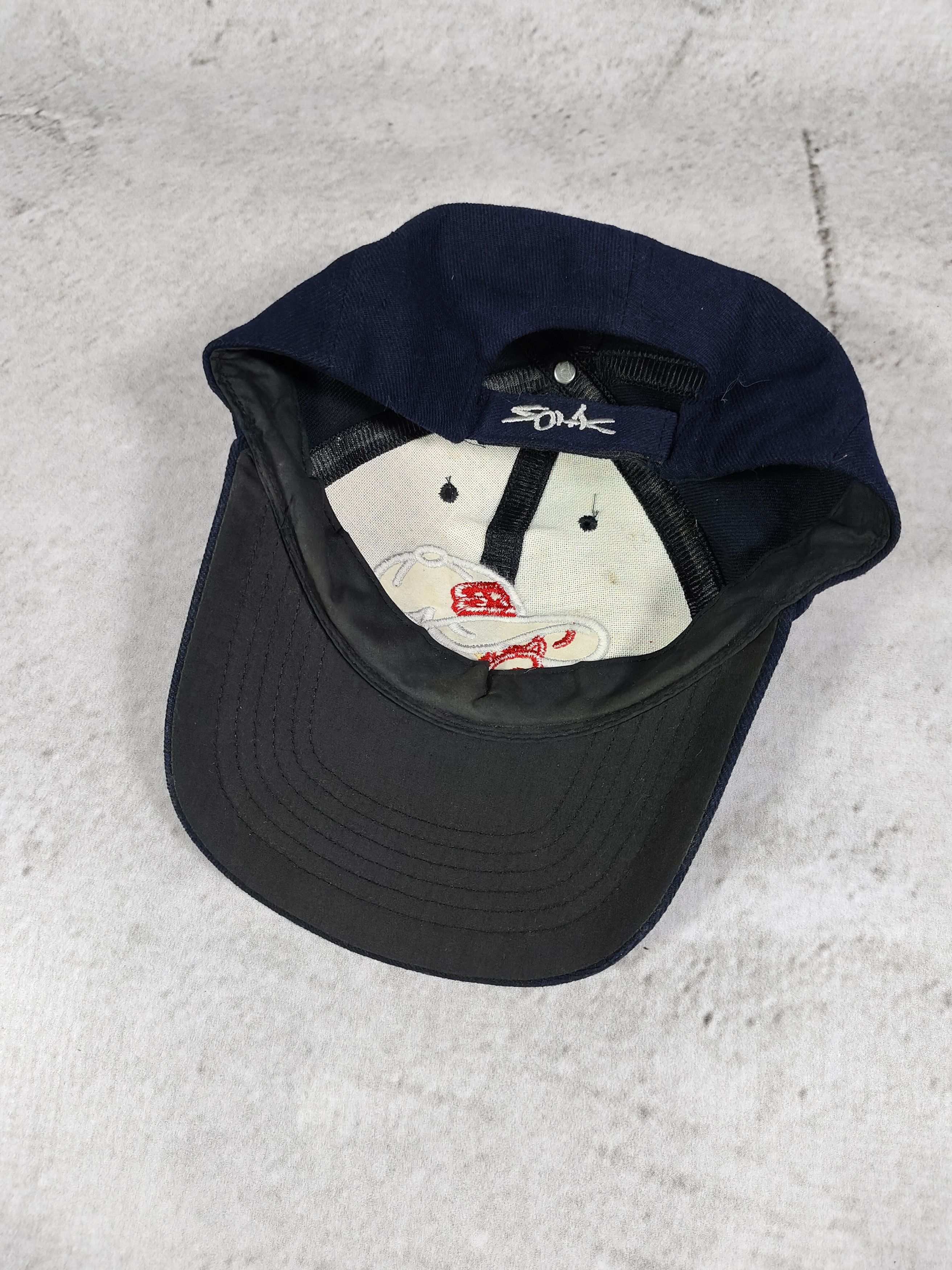 Vintage 90s S.O.H.K💥Big Embroidery Logo Hip Hop Rap Streetwear Caps Size ONE SIZE - 4 Thumbnail