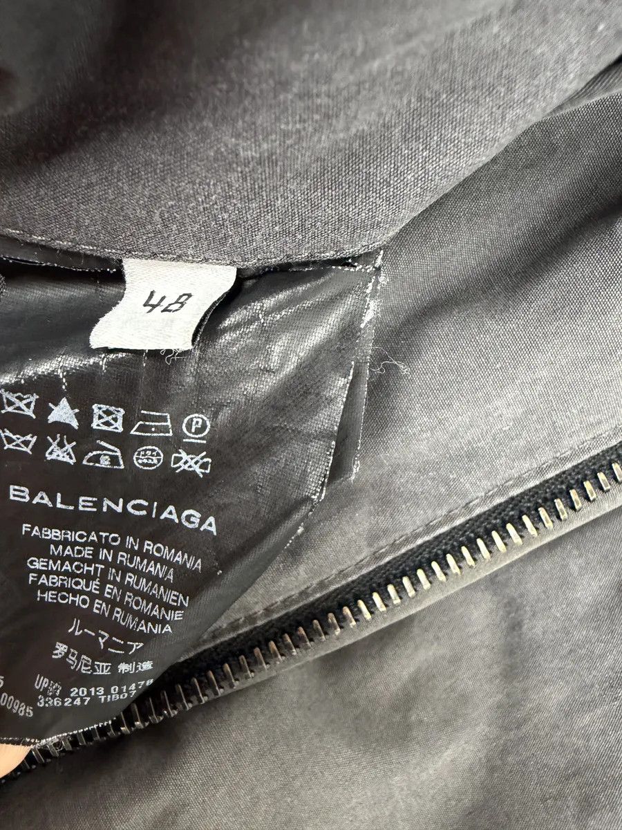 Balenciaga AW2013 Balenciaga Grey Raw Bomber Jacket Size US M / EU 48-50 / 2 - 10 Thumbnail