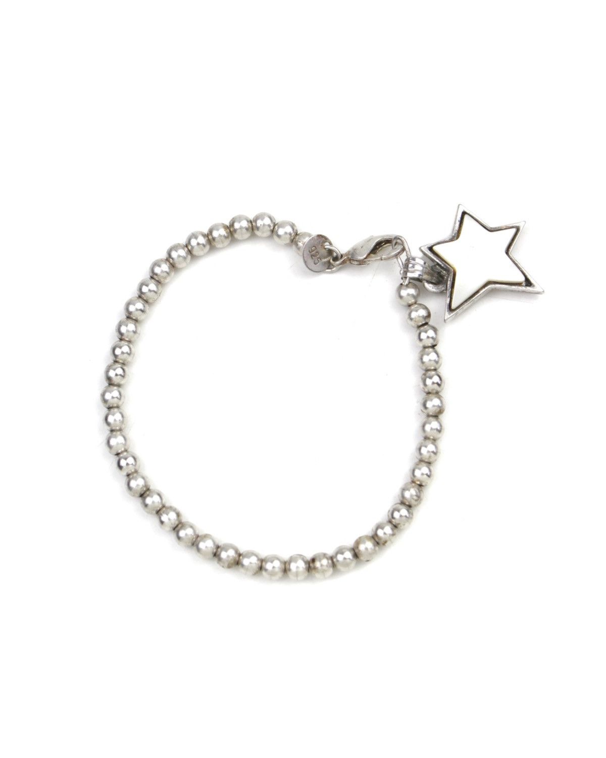 Hysteric Glamour 2000S KENZO JAPAN PEARL STAR CHARM SILVER CHAIN BRACELET Size ONE SIZE - 1 Thumbnail