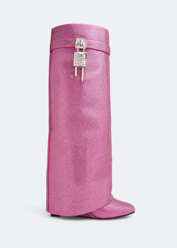 Givenchy o1srvl11e0325 Shark Lock Pant Boots in Pink Size US 9.5 / IT 39.5 - 1 Thumbnail