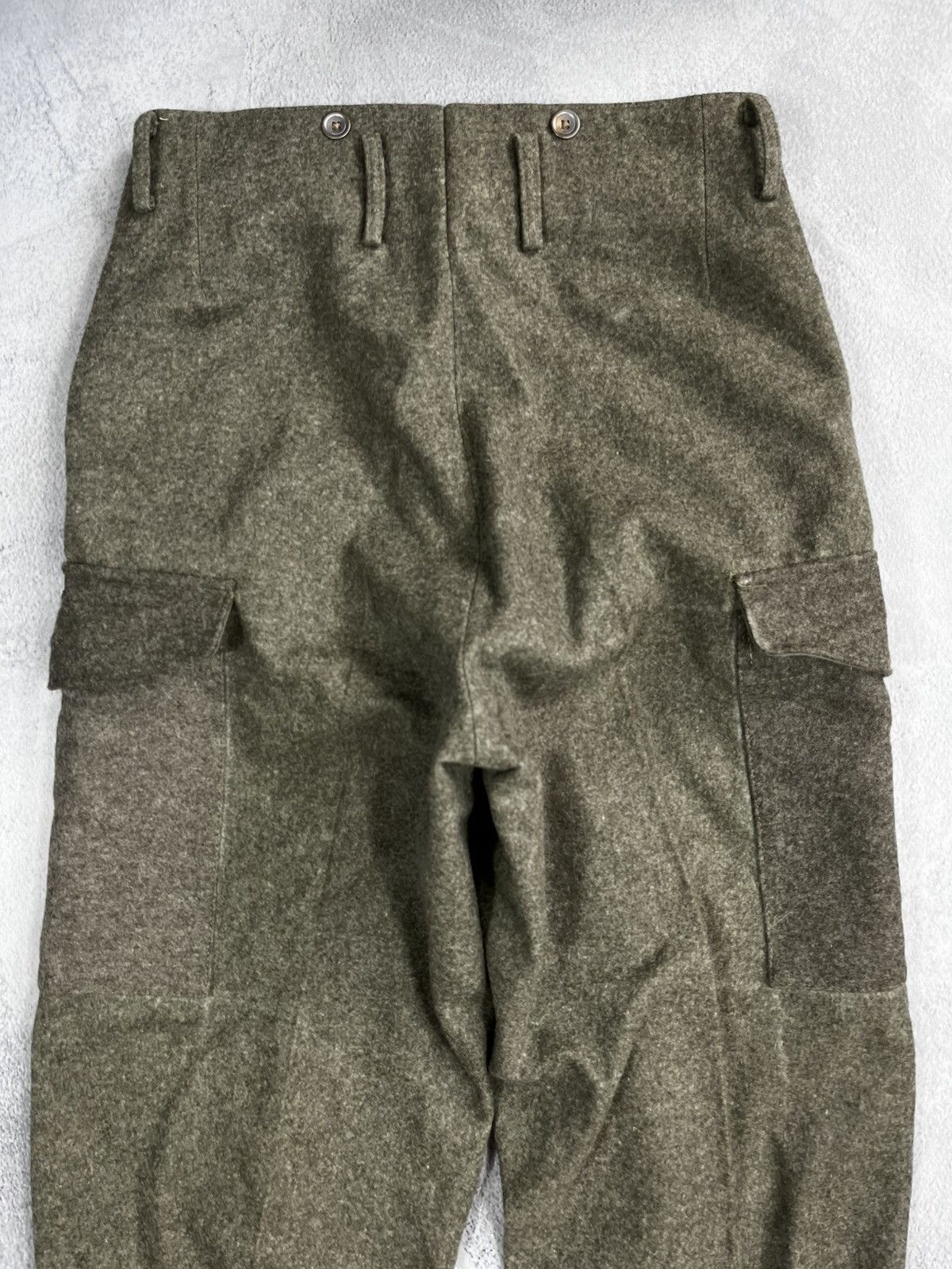 Vintage Vintage Trousers wool cargo military luxury style Size US 30 / EU 46 - 6 Thumbnail