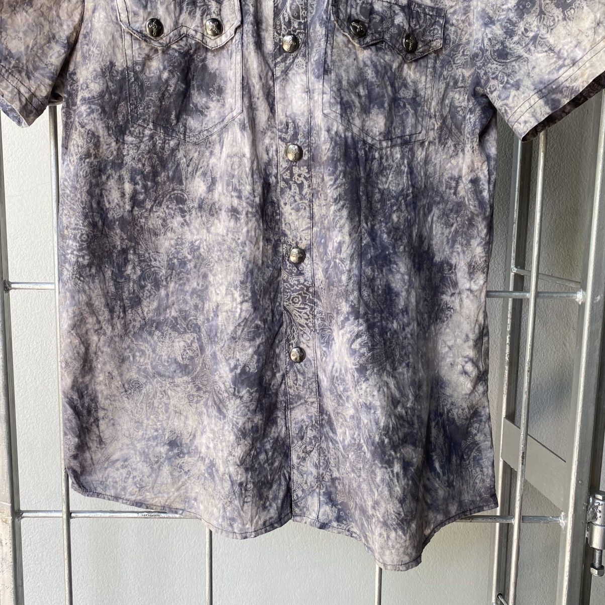 In The Attic In The Atti Men Y2K Short-Sleeve Tie-Dye Western Shirt Size US L / EU 52-54 / 3 - 19 Thumbnail