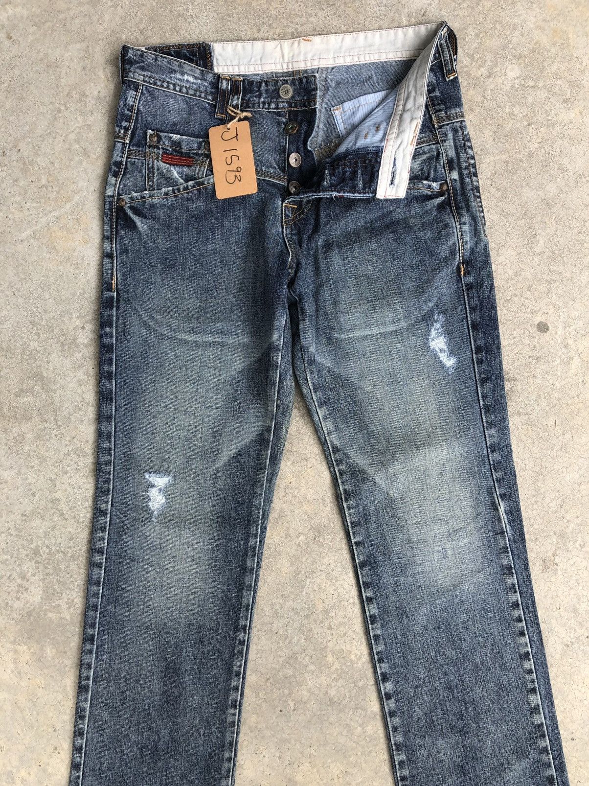 Marithe + Francois Girbaud Marithe Francois Girbaud Distressed Jeans Size US 30 / EU 46 - 3 Thumbnail