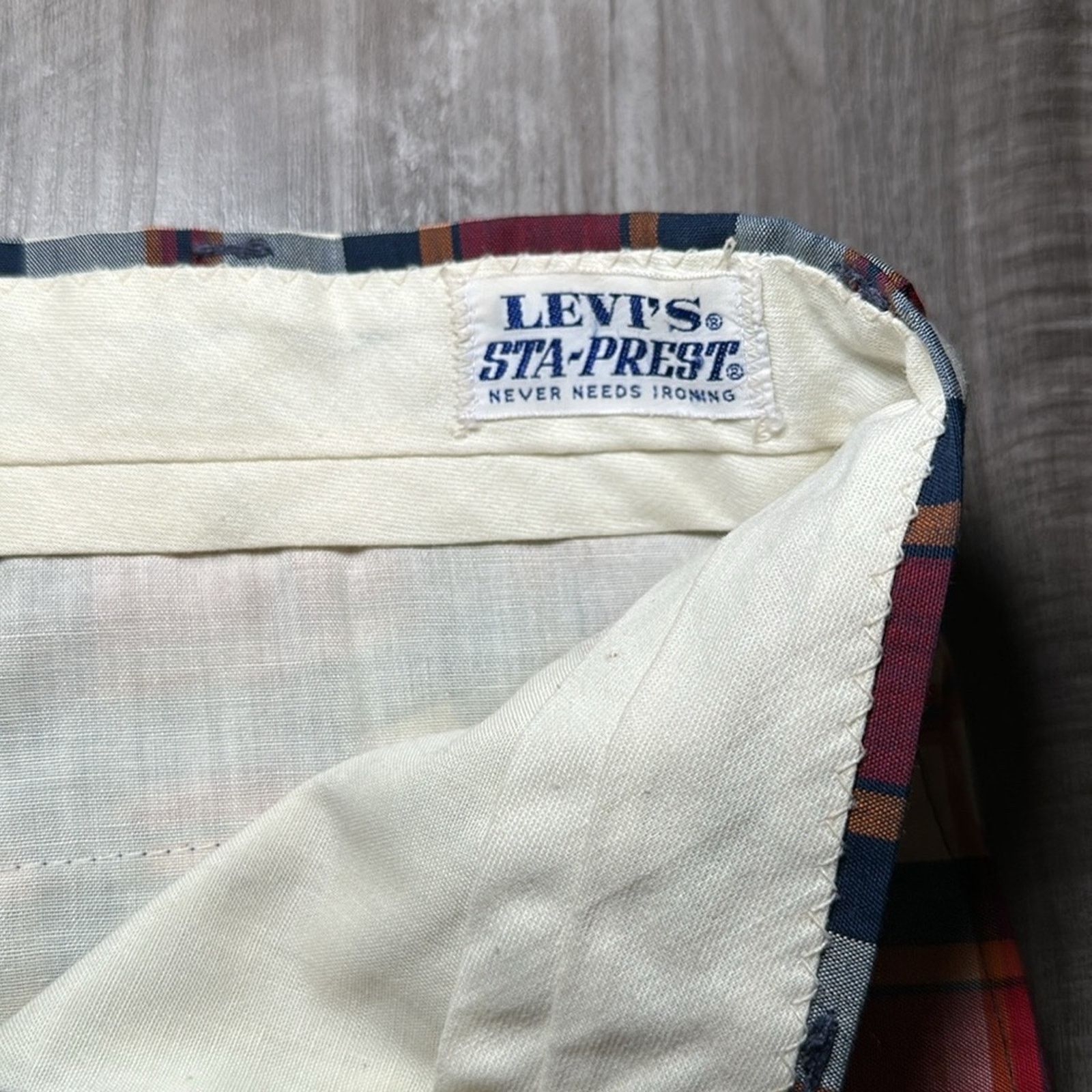 Levi's Levi’s Vintage Sta-Press Flat Front Shorts - 30 Size US 30 / EU 46 - 7 Thumbnail