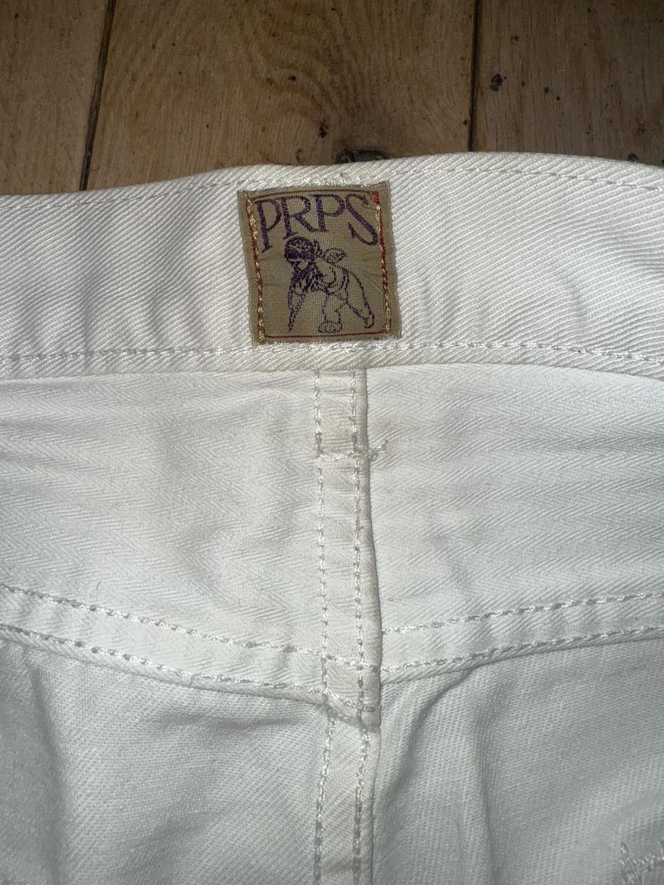 Prps PRPS White distressed denim jeans Japan Size US 36 / EU 52 - 6 Thumbnail