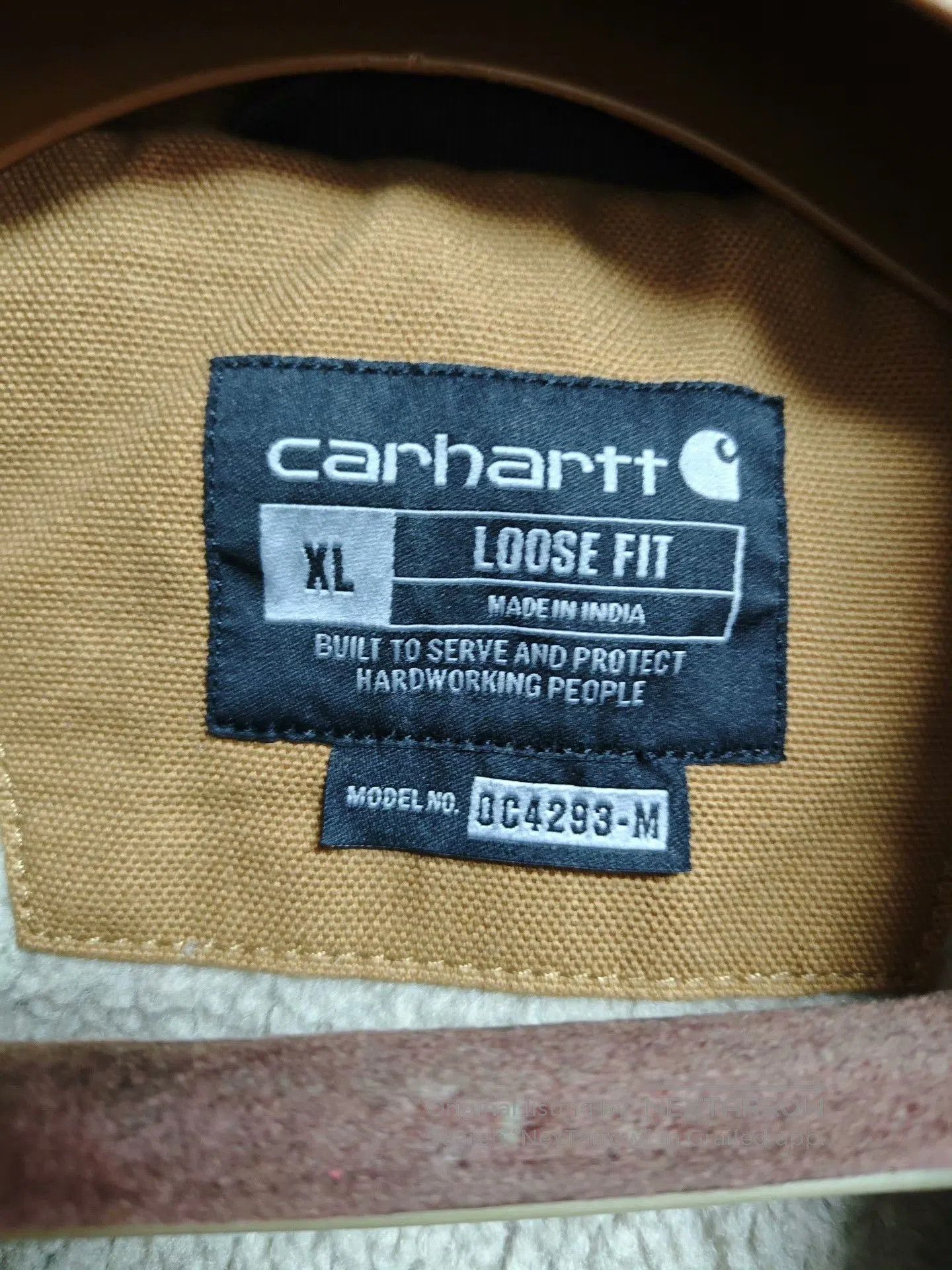 Carhartt Carhartt Washed Duck Sherpa. Size US XL / EU 56 / 4 - 4 Thumbnail