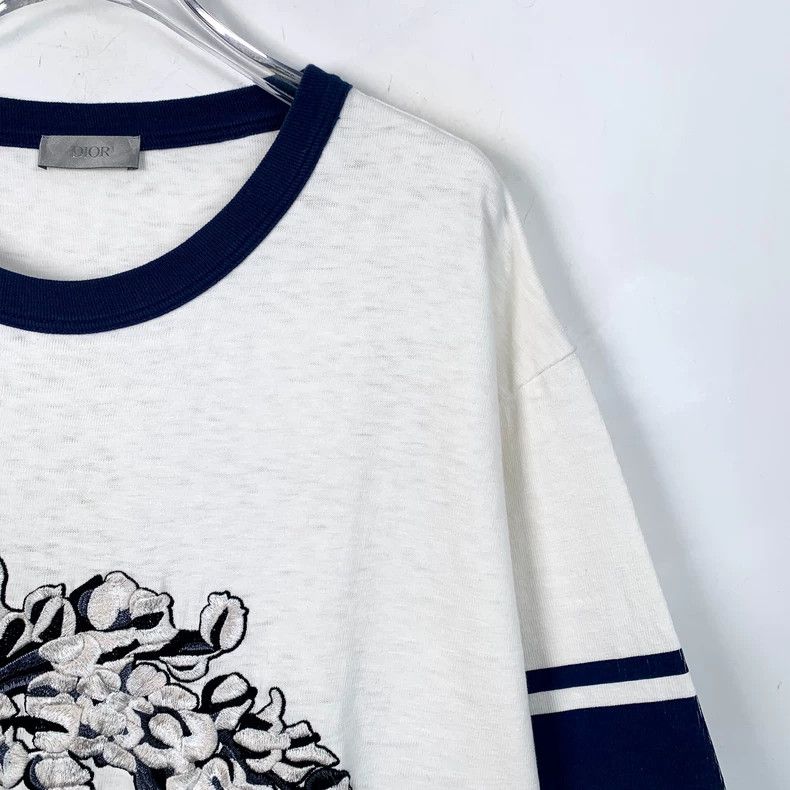 Dior Dior White pattern embroidery logo letter print cotton roun Size US L / EU 52-54 / 3 - 3 Thumbnail