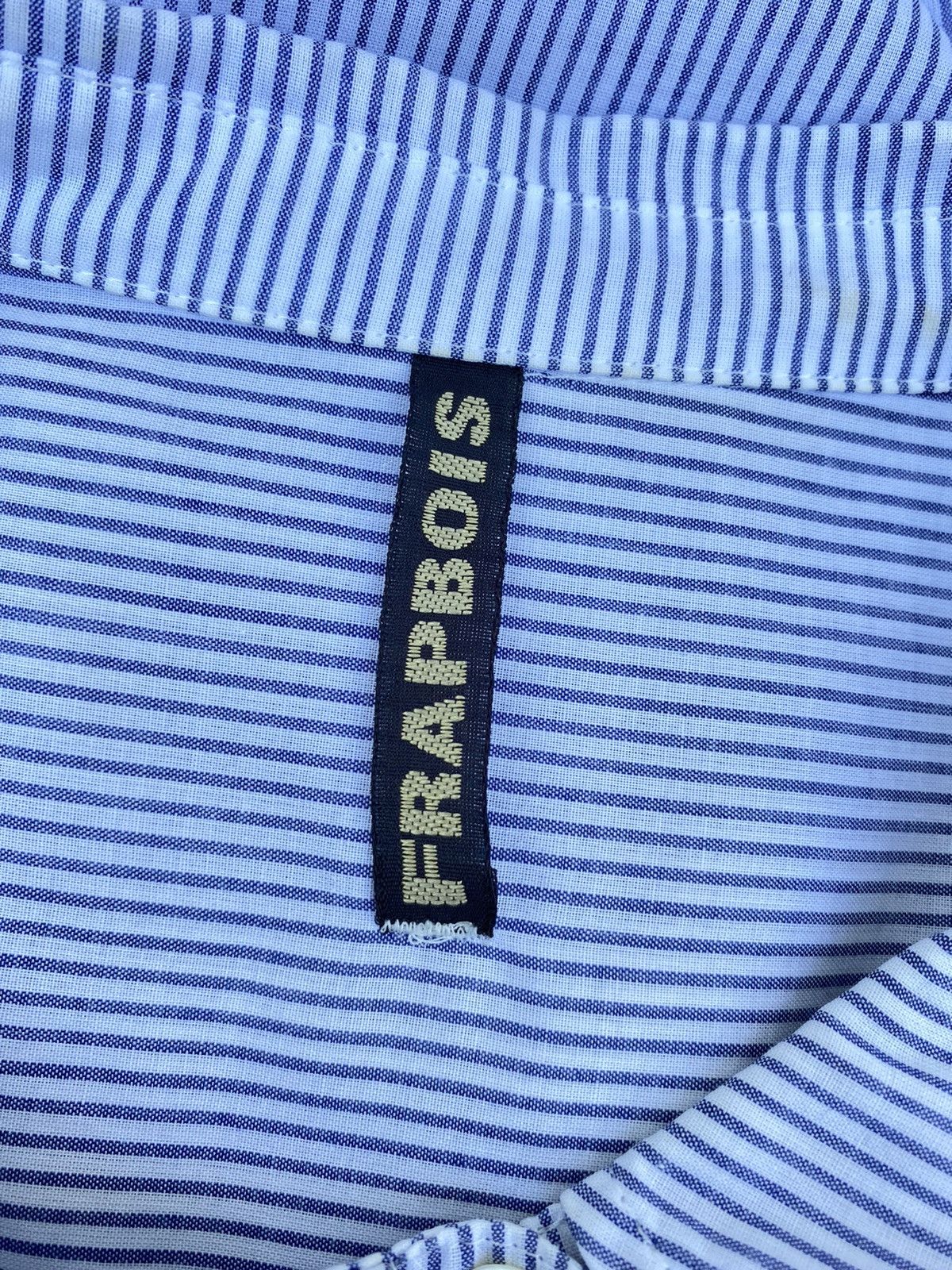Frapbois FRAPBOIS Blue and white striped blouse Size ONE SIZE - 4 Thumbnail