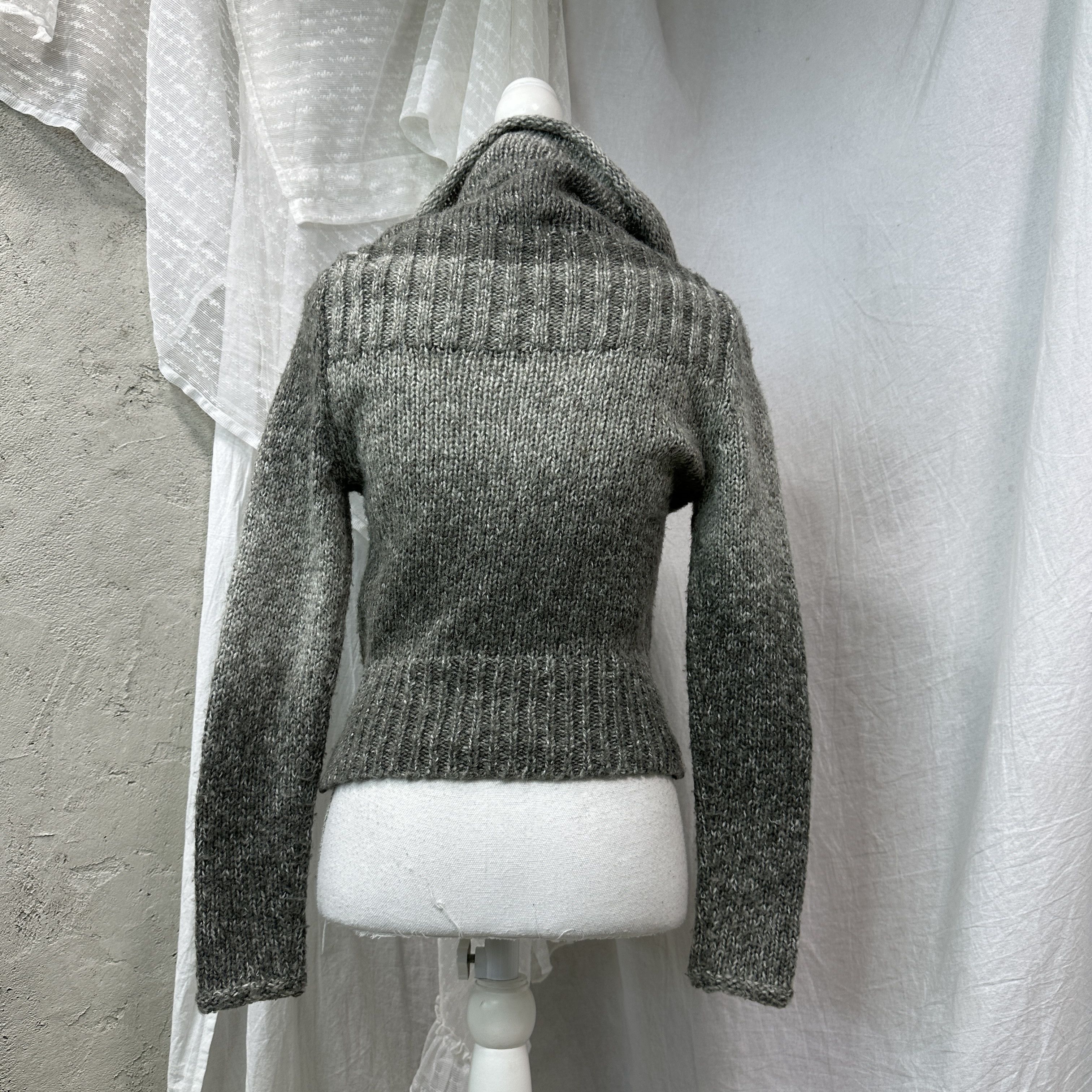 Vintage Vintage Grunge Butonned Bare Shoulders Sweater Y2K Size S / US 4 / IT 40 - 4 Thumbnail