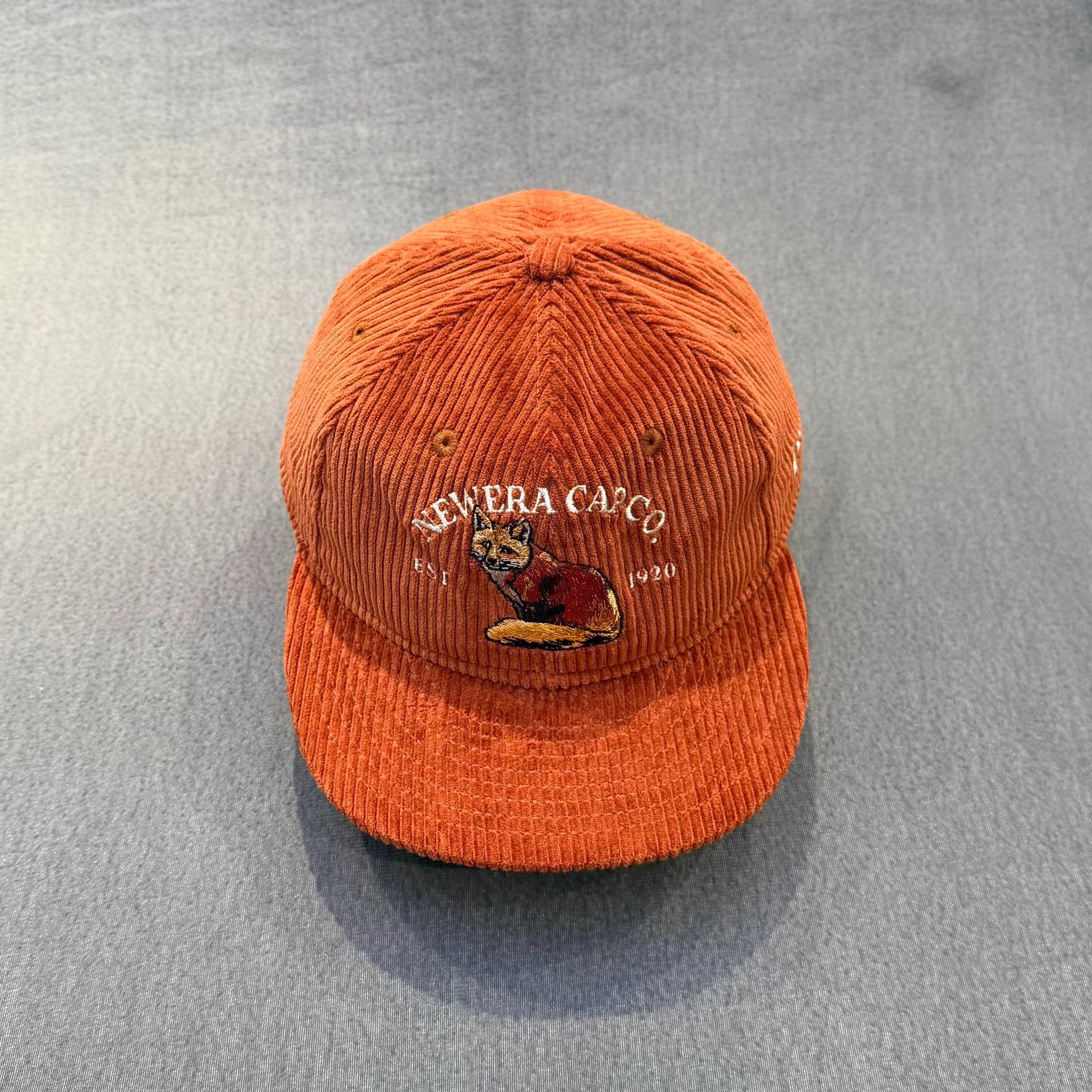 New Era New Era Corduroy Flat Brim Cap。 Q5 Size ONE SIZE - 5 Thumbnail