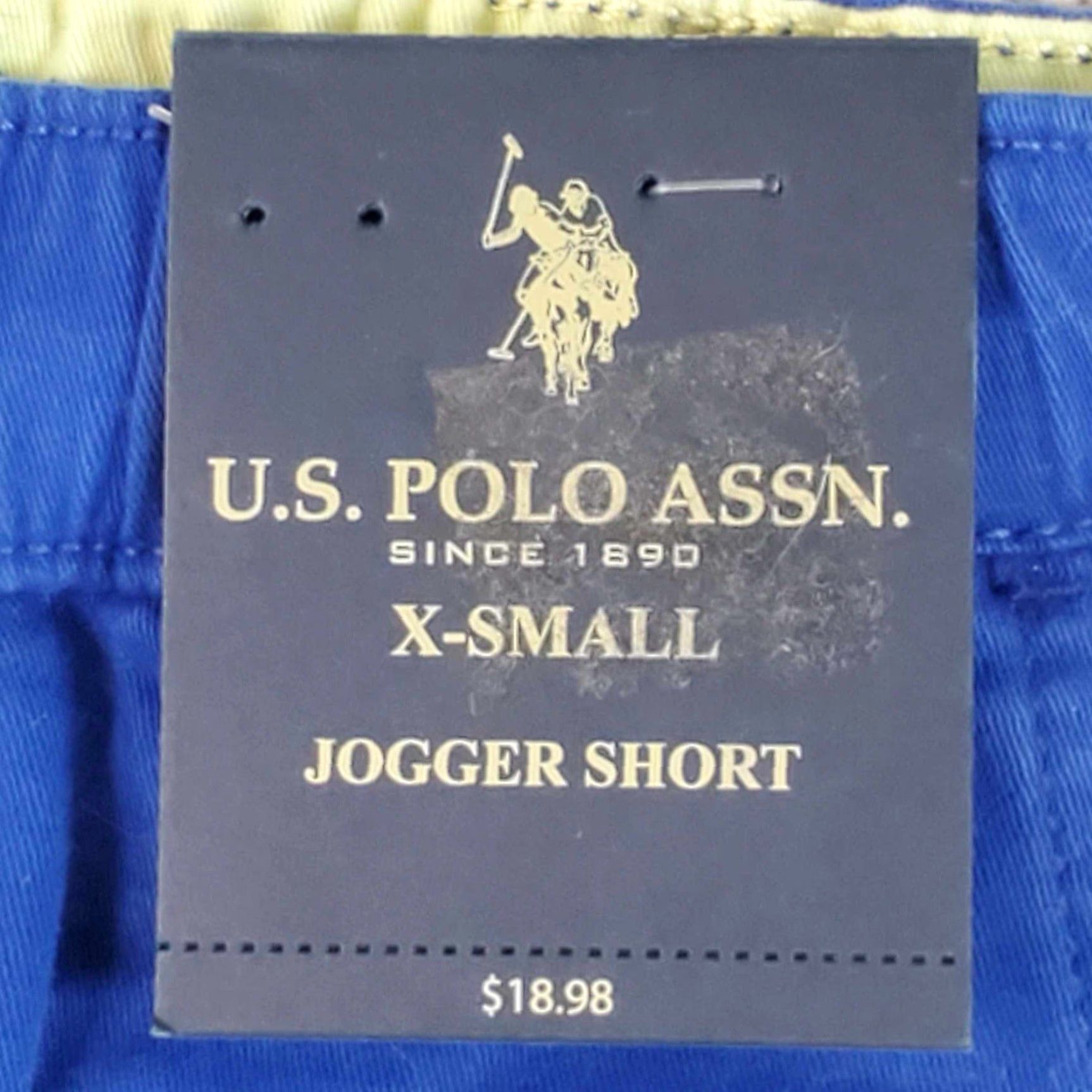 U.S. Polo Assn. U.S. Polo Assn. Men's XS NWT Elastic Waist Jogger Short Style Blue Shorts Size US XS / EU 42 / 0 - 2 Thumbnail