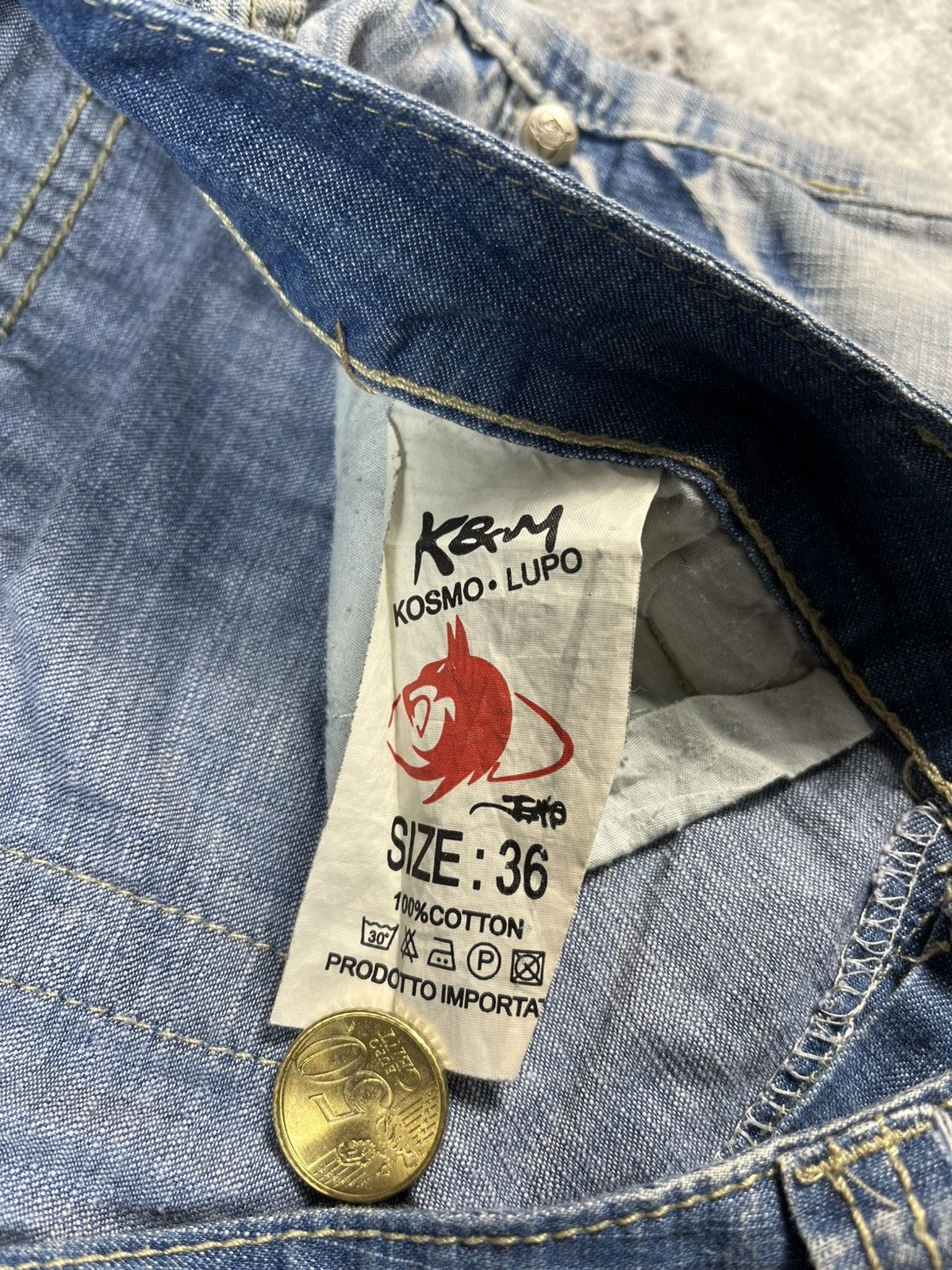 Other Kosmo Lupo Jeans Graphic Print Distressed Y2K W36 Size US 36 / EU 52 - 7 Thumbnail