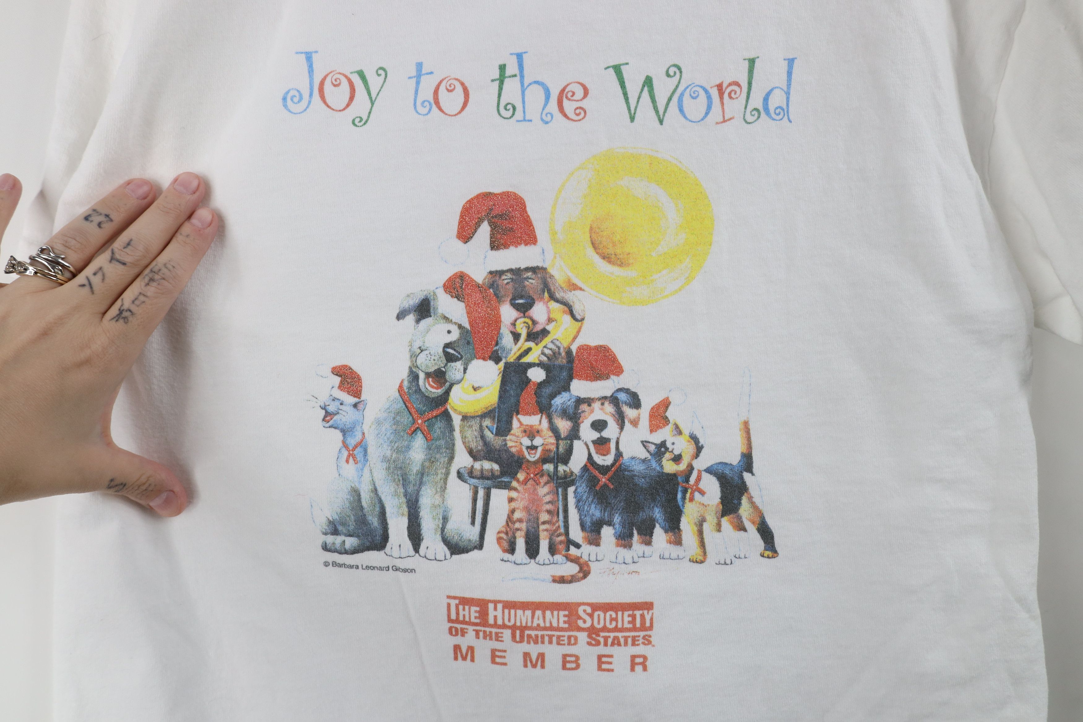 Vintage Vintage Christmas The Humane Society Member Animals T-Shirt Size L / US 10 / IT 46 - 4 Thumbnail