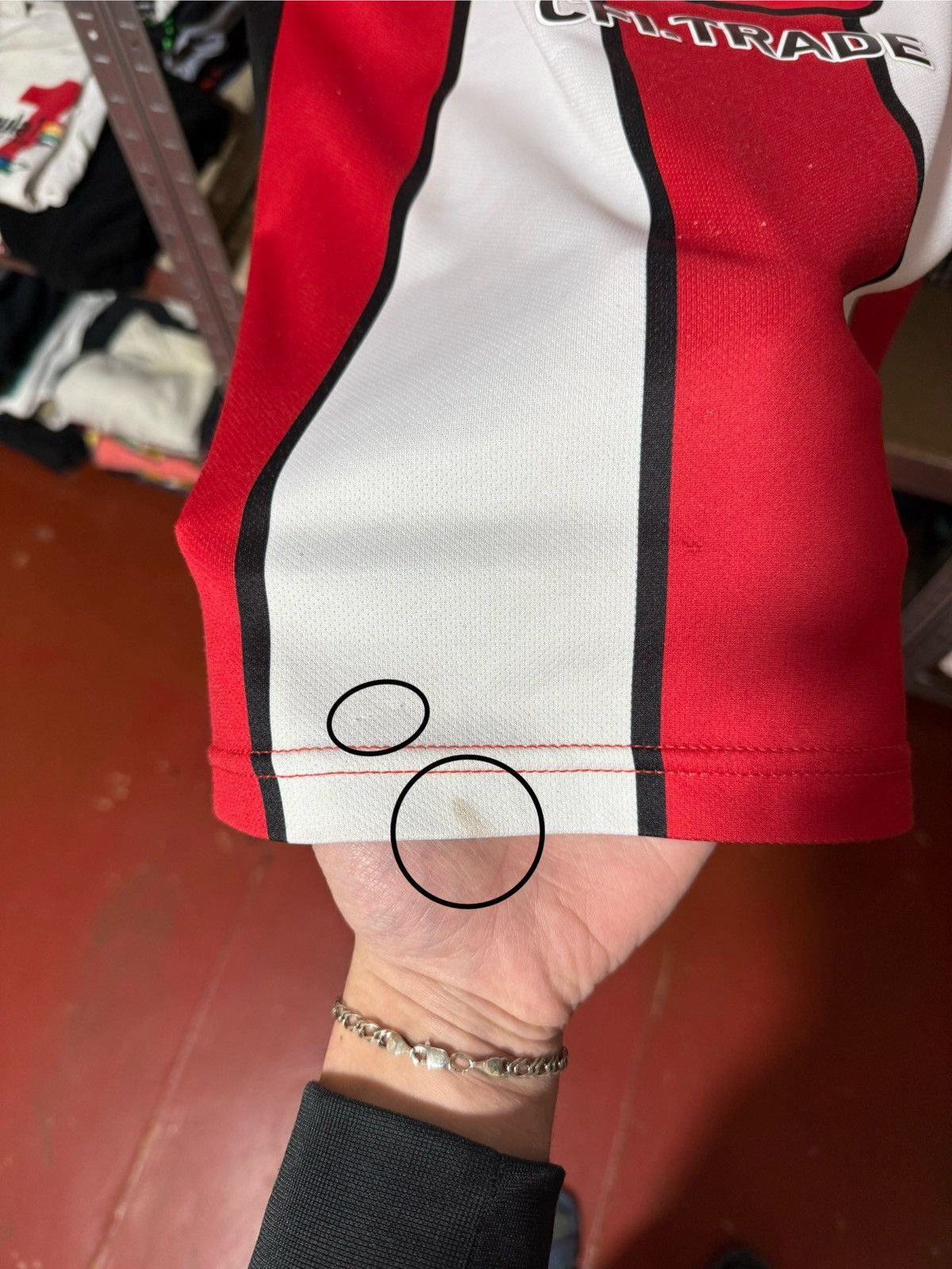 Errea × Vintage Errea SHEFFIELD UNITED HOME 2023 2024 FOOTBALL SOCCER JERSEY Size US M / EU 48-50 / 2 - 12 Thumbnail