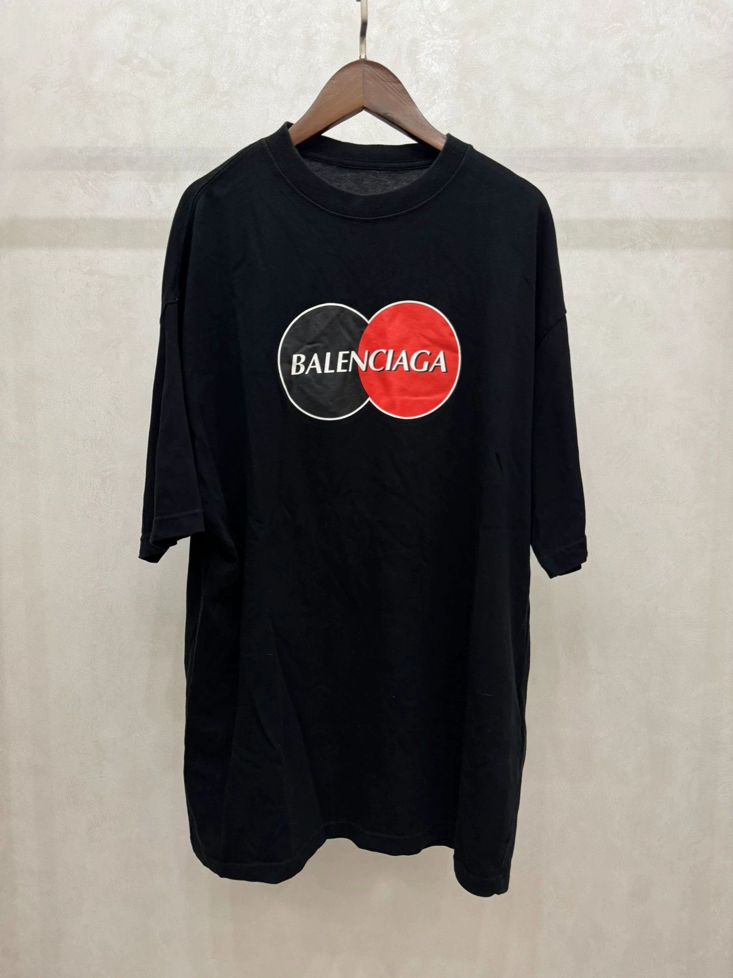 Balenciaga Balenciaga Black Mastercard Short Sleeve Size US XS / EU 42 / 0 - 1 Thumbnail