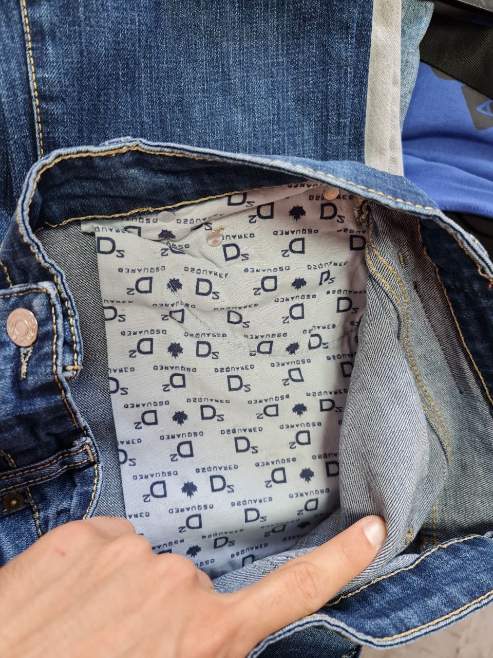 Dsquared2 Distressed Painted Bleached Dsquared2 Denim Size US 34 / EU 50 - 8 Thumbnail