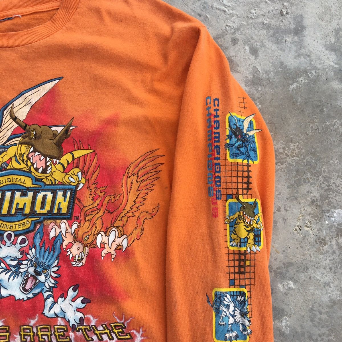 Nintendo Vintage Digital DIGIMON MONSTER Long Sleeve Tee Size US M / EU 48-50 / 2 - 5 Thumbnail