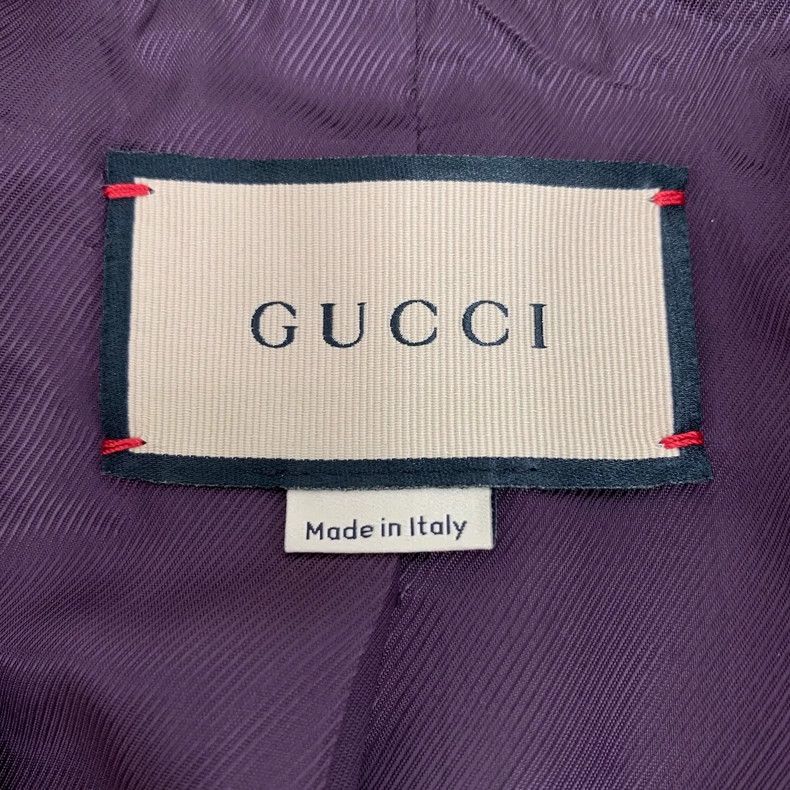 Gucci Gucci Brown striped horsehair lapel single-breasted cloak s Size XS / US 0-2 / IT 36-38 - 5 Thumbnail