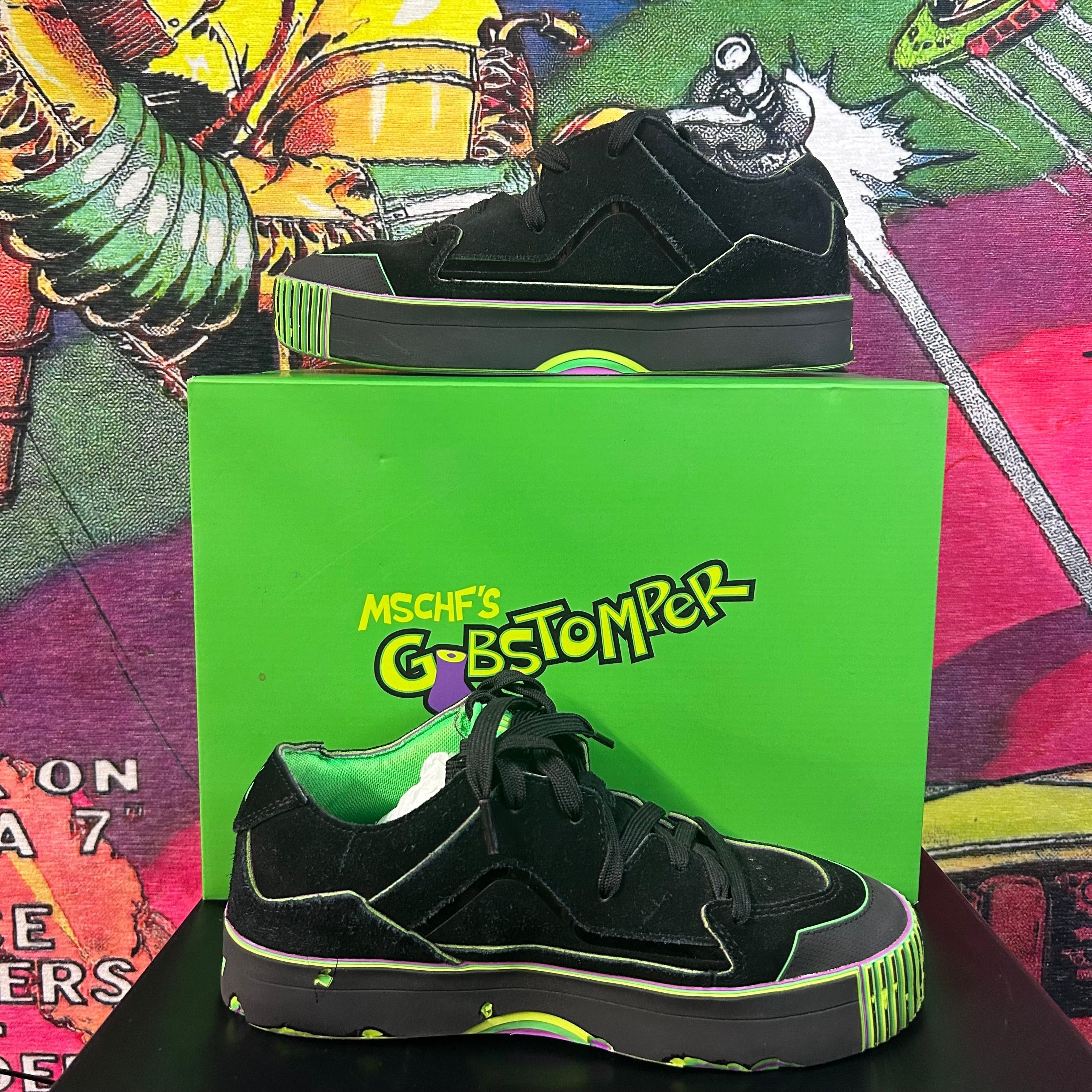 MSCHF MSCHF Gobstompers Sneakers Black Green Size 10 Size US 10 / EU 43 - 2 Thumbnail