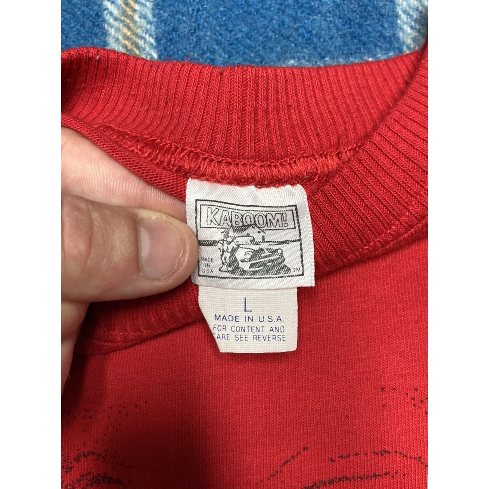 Vintage VINTAGE Albert Einstein T-Shirt USA Red Large MENS Size US L / EU 52-54 / 3 - 6 Thumbnail
