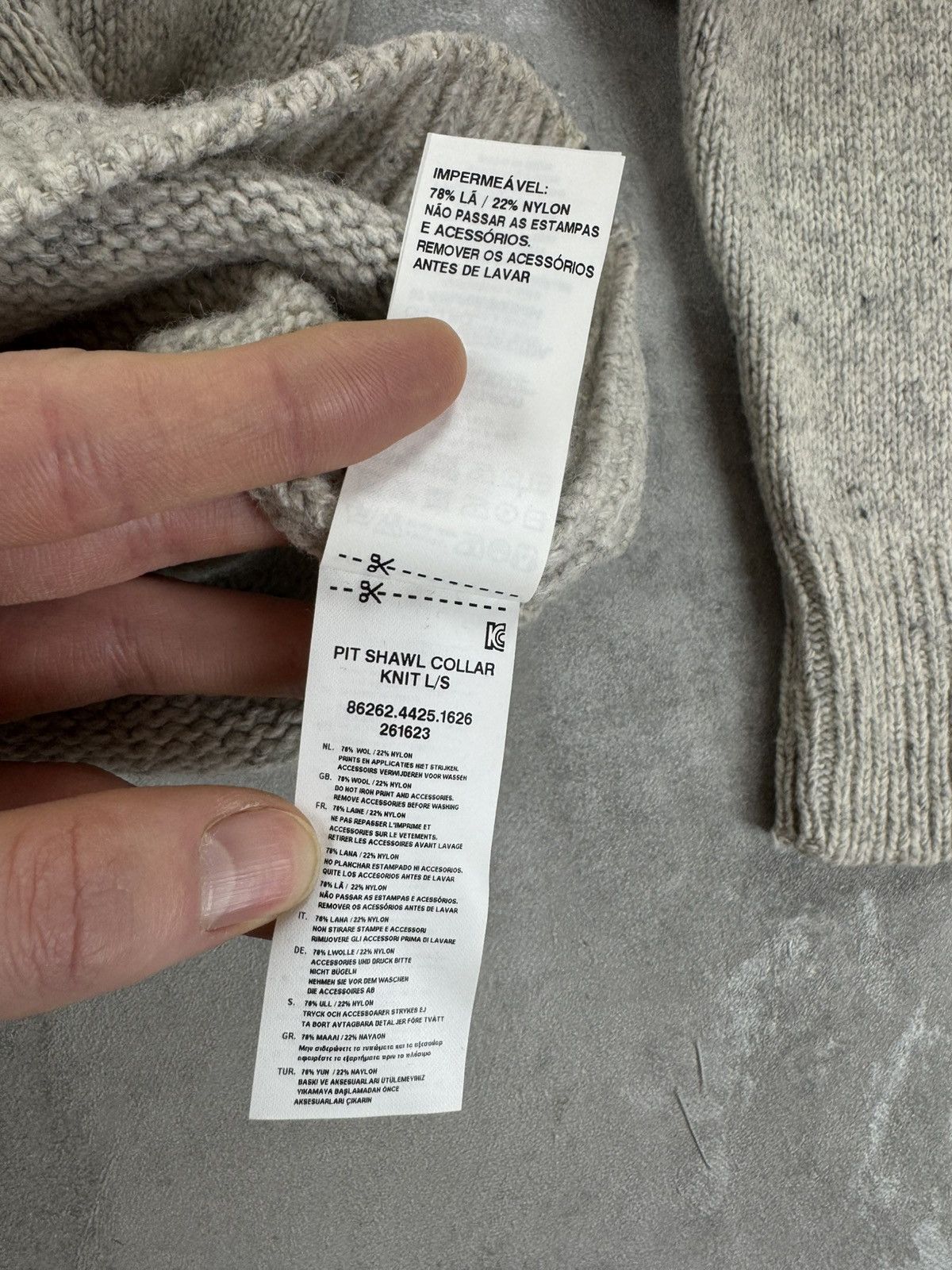 G-Star G-star RAW PIT SHAWL Collar knit l/s sweater Mens size L Size US L / EU 52-54 / 3 - 15 Thumbnail