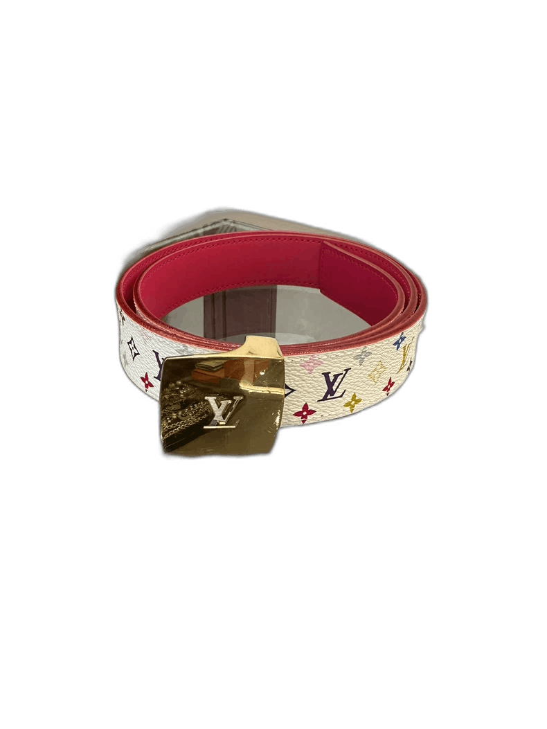 Other LV x Murakami White Multicolor Women's Belt- Size ONE SIZE - 1 Thumbnail