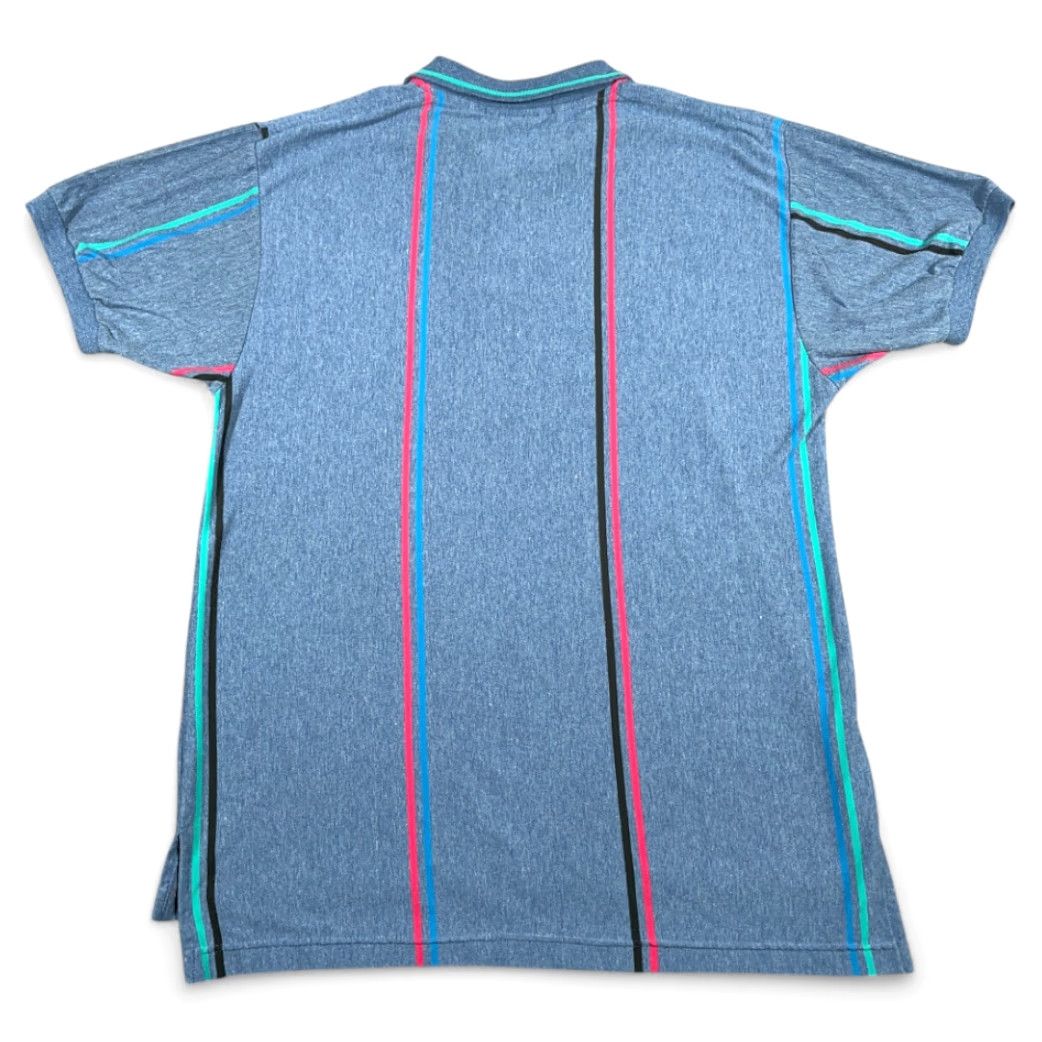Vintage VINTAGE Knights Of Round Table Polo Shirt Mens M Blue Striped Pattern 90s Size US M / EU 48-50 / 2 - 3 Thumbnail
