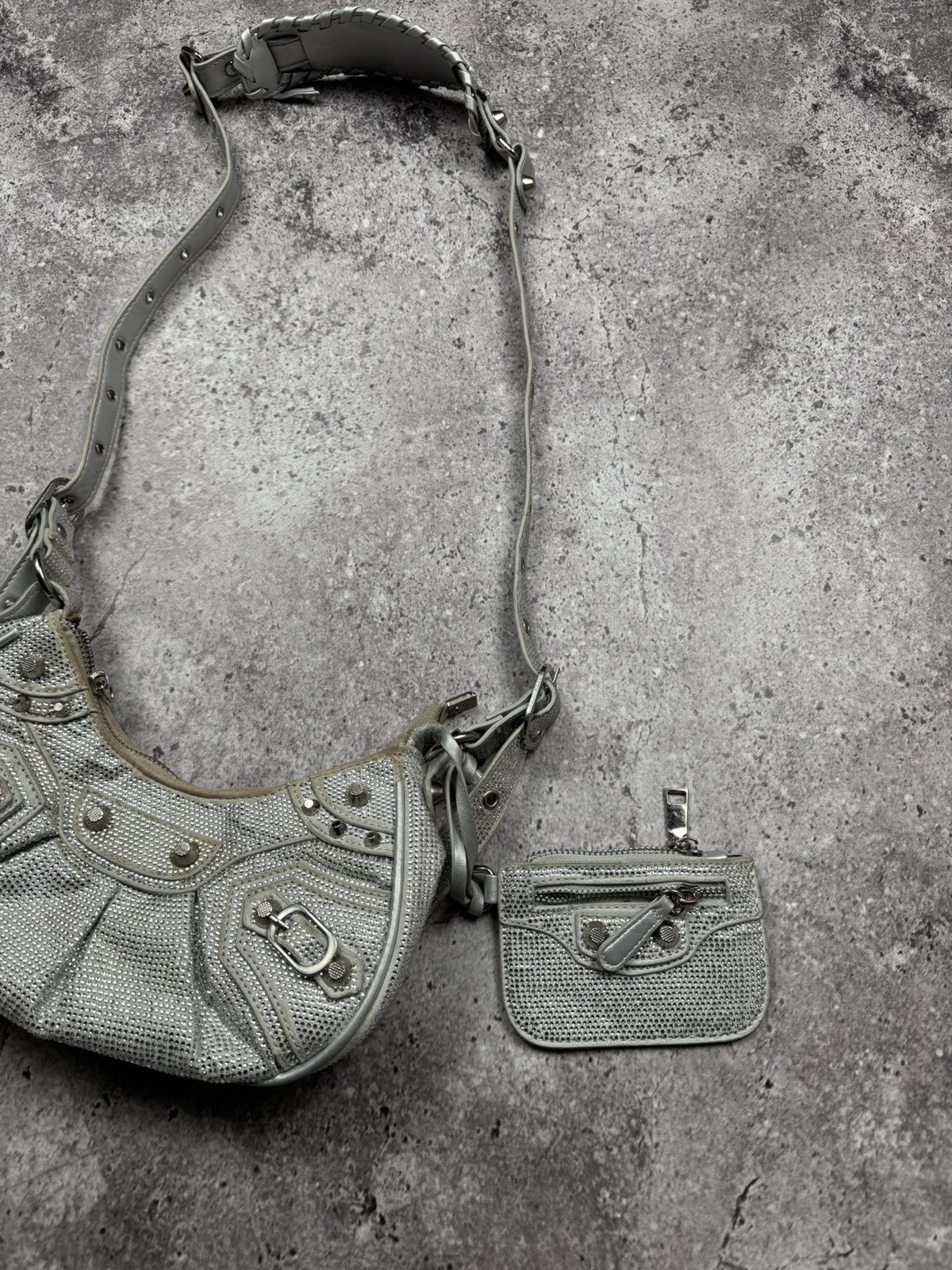 Japanese Brand Vintage Balenciaga Le Cagole Style Y2K Shoulder Bag Japanese Size ONE SIZE - 3 Thumbnail