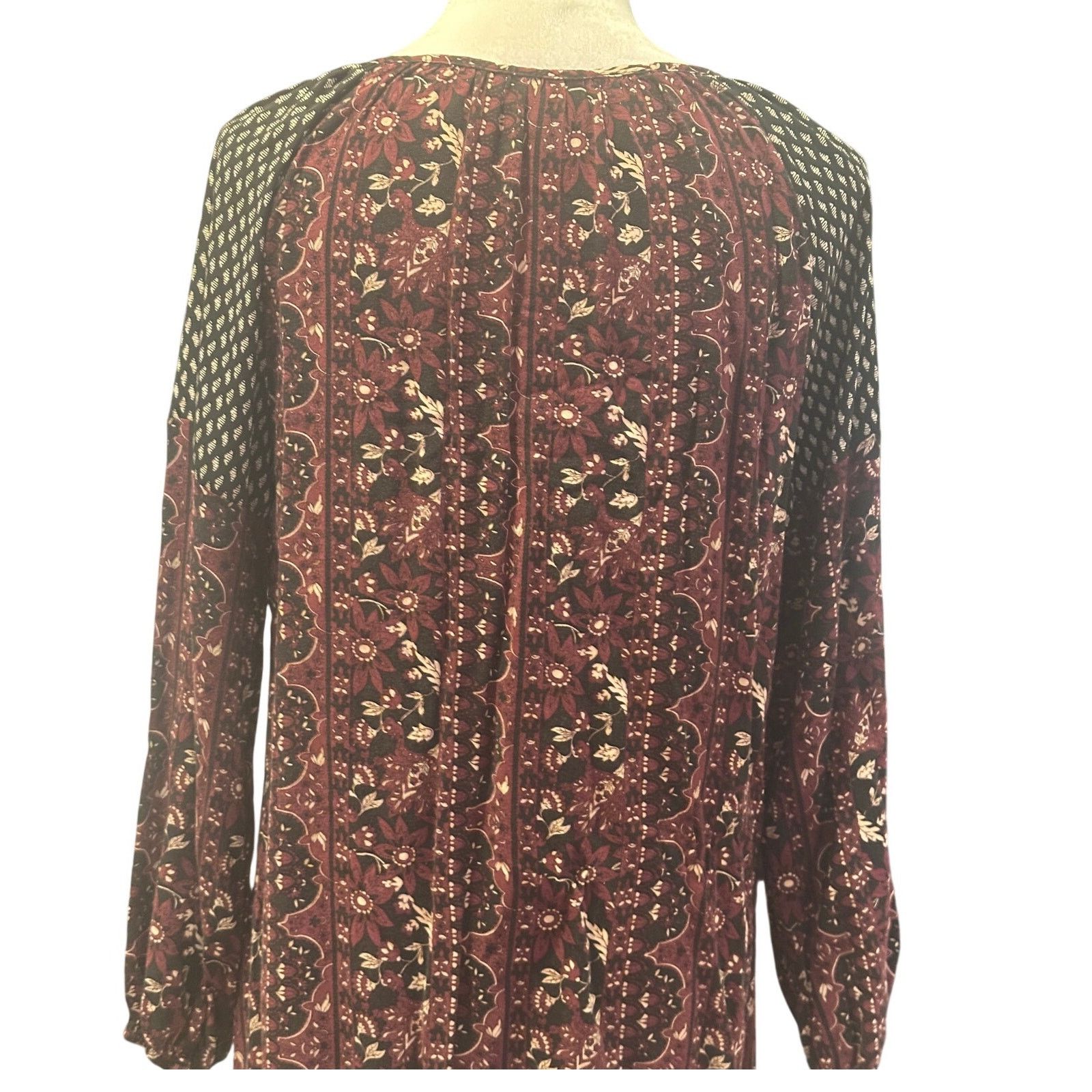 Other Dina Be Women's Long sleeve Boho Geometric Pattern Mini S Size S / US 4 / IT 40 - 5 Thumbnail