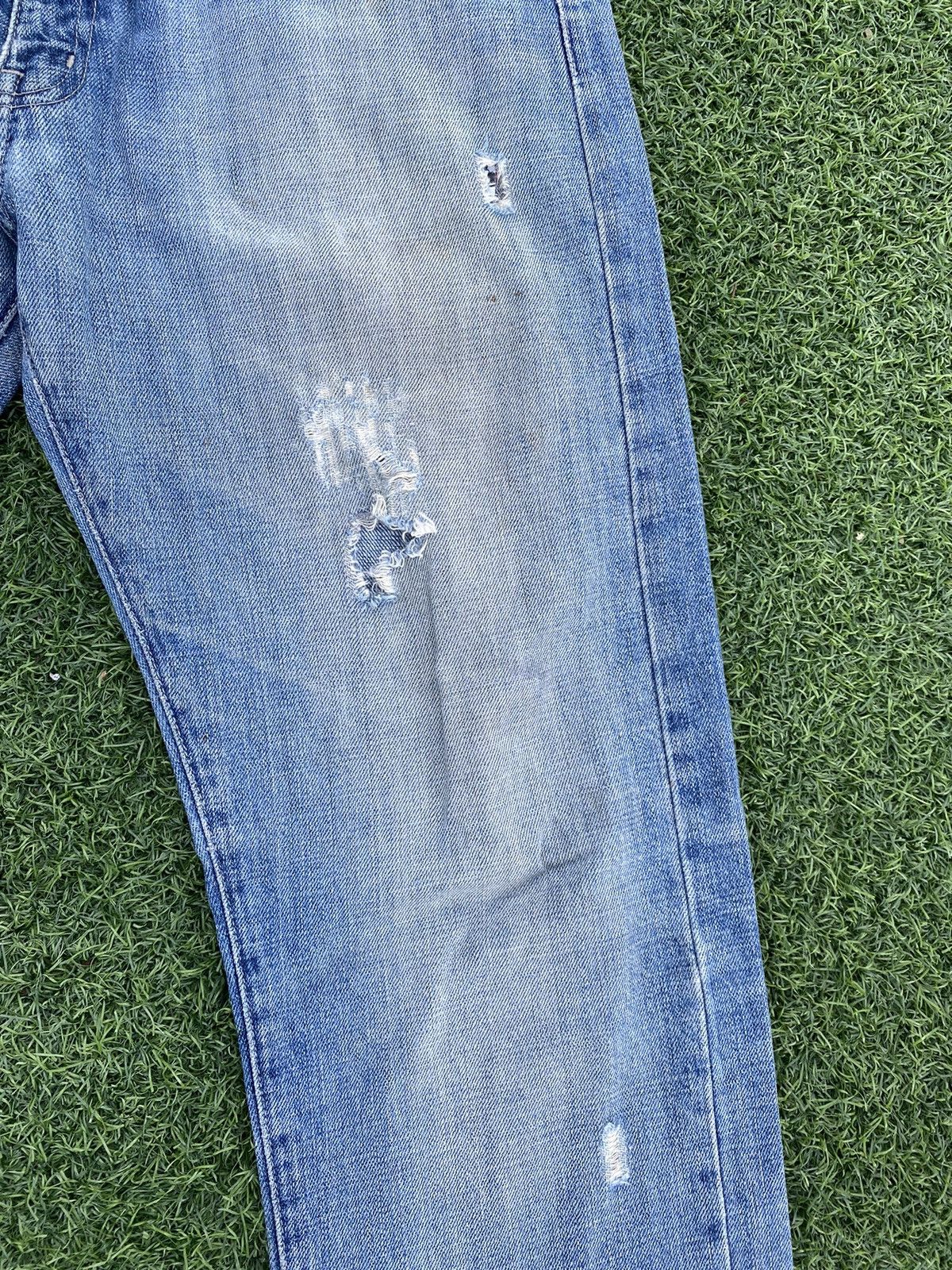 Stussy × Vintage STUSSY ROUGH AND RUGGED WORKGEAR DISTRESSED SS LOGO JEANS 🎱 Size US 34 / EU 50 - 13 Thumbnail