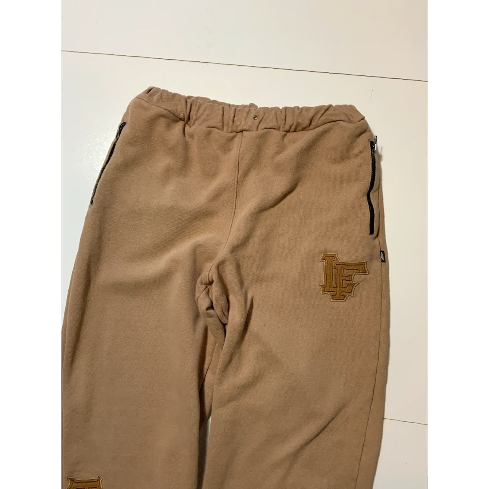 Vintage VINTAGE Leflah Japan 621 Stitch Ill Sweatpants Sweatpants Jogger Heavyweight Japanese Terry Brown 2XL Mens Size US 39 - 5 Thumbnail