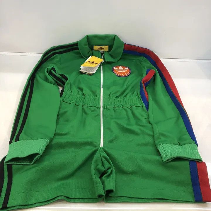 Gucci GUCCI X ADIDAS Color-Block Long Sleeve Jumpsuit-2507 Size M / US 6-8 / IT 42-44 - 2 Thumbnail
