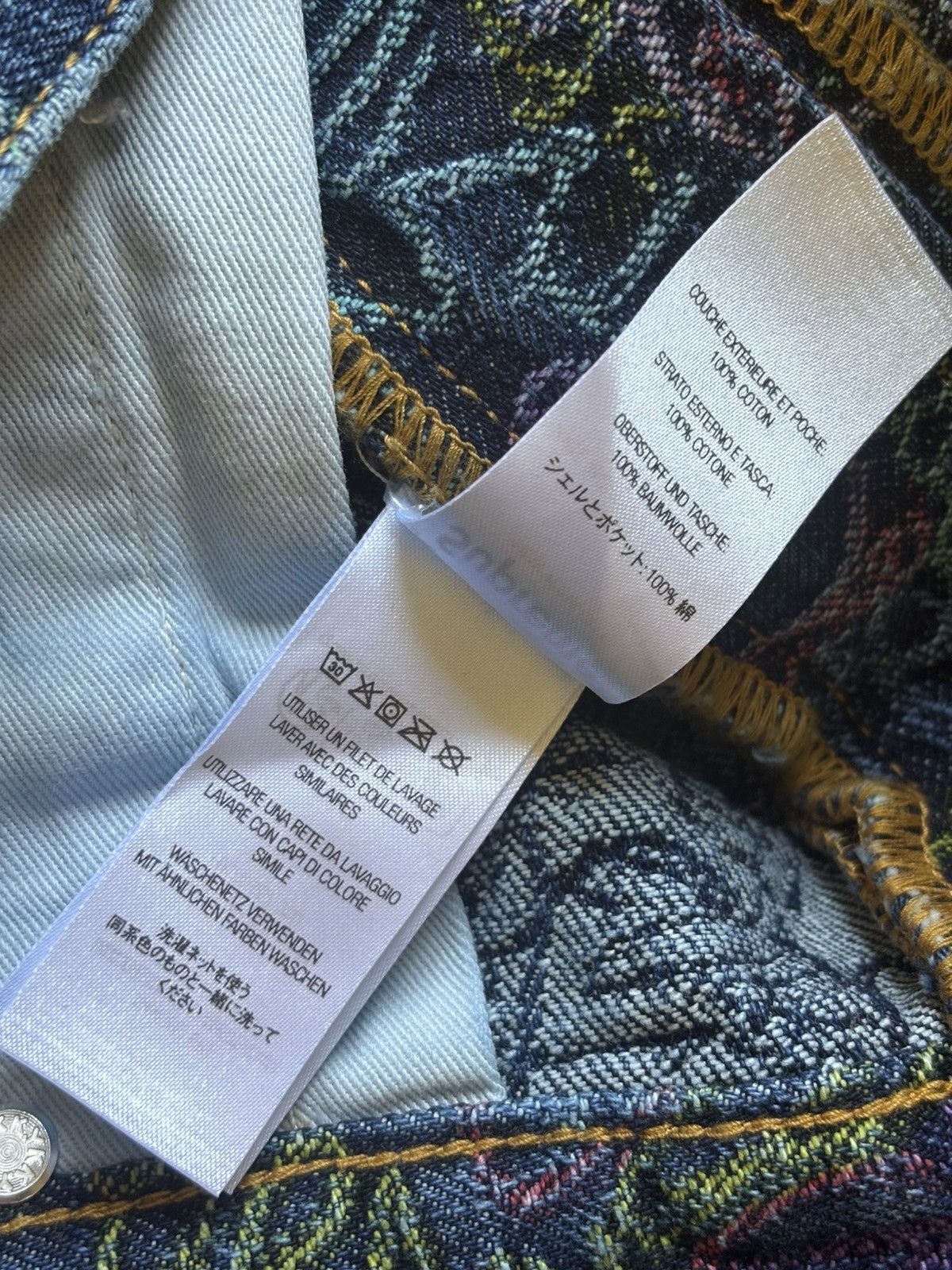 Supreme Supreme Handwriting Double Knee Denim Shorts Size US 34 / EU 50 - 9 Thumbnail