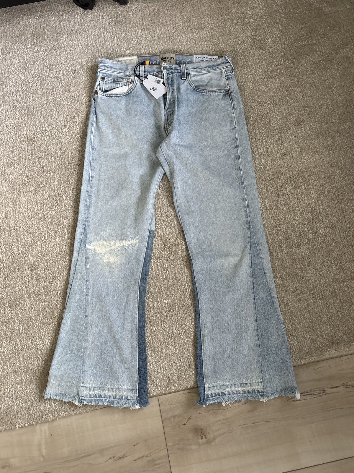 Gallery Dept. GALLERY DEPT | ICONIC 90210 FLARE DENIM JEANS Size US 29 - 16 Thumbnail