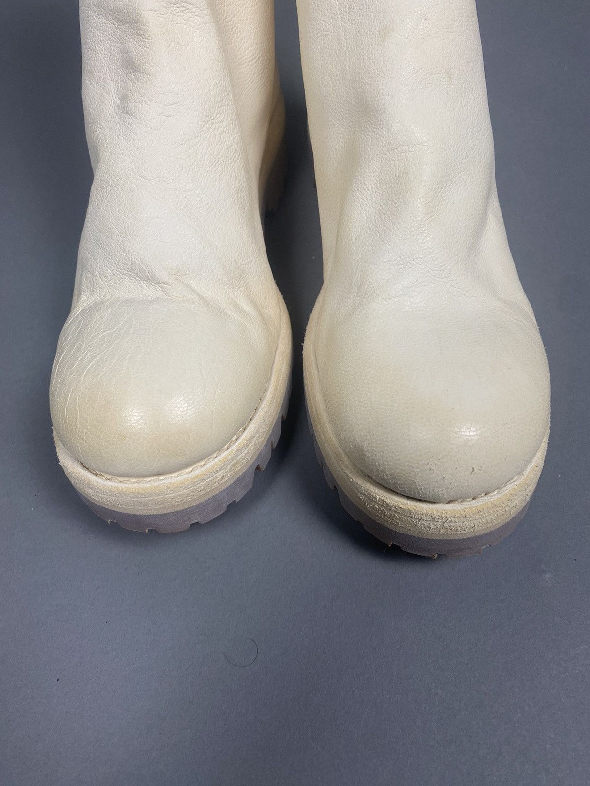 Guidi Guidi backzip white boots Size US 7 / IT 37 - 8 Thumbnail
