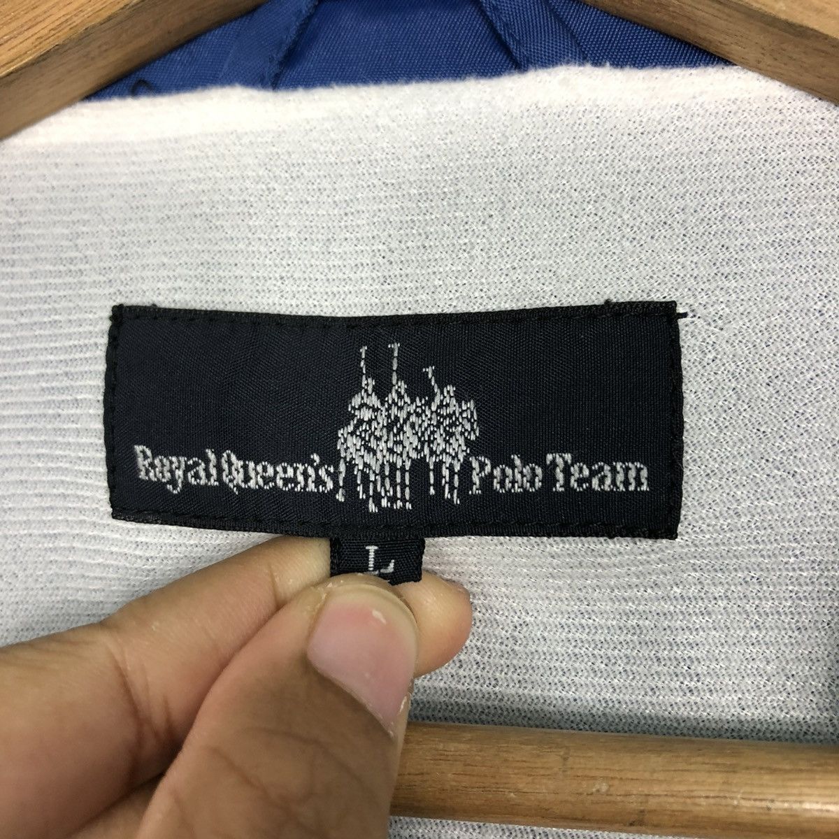 Japanese Brand 🔥BINTAGE COACH JACKET SNAP BUTTON ROYAL QUEEN’S POLO TEAM Size US L / EU 52-54 / 3 - 20 Thumbnail