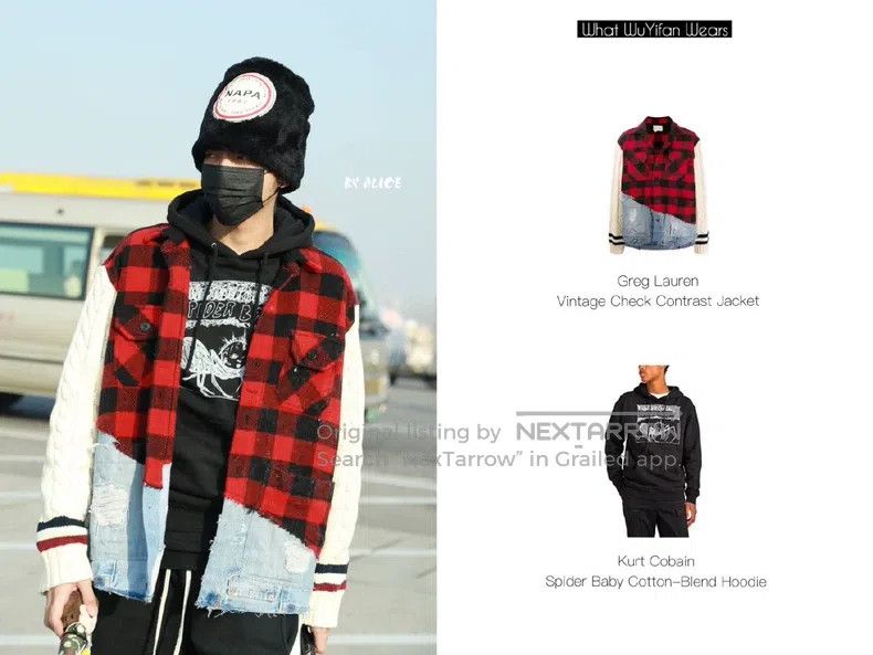Greg Lauren Greg Lauren Red and White Plaid Coarse Flannel Patchwork J Size US M / EU 48-50 / 2 - 7 Thumbnail