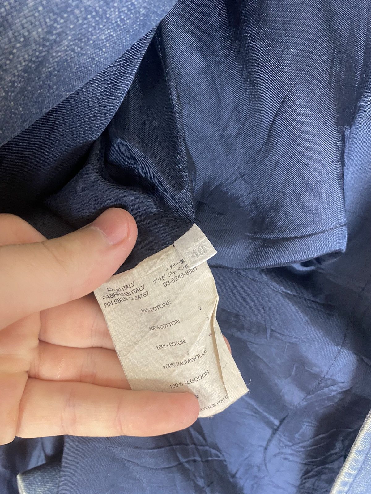 Miu Miu Vintage miu miu jeans blazer Size S / US 4 / IT 40 - 9 Thumbnail